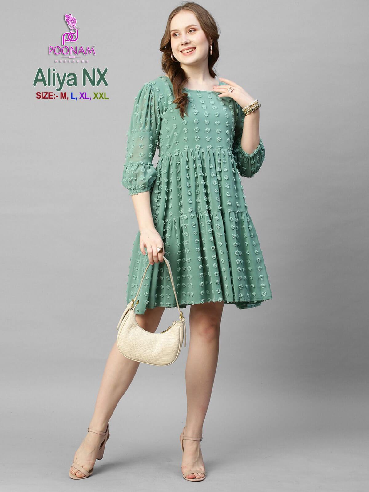 Poonam Aliya Nx Short Gowns Catalog at Wholesale Rate collection 1