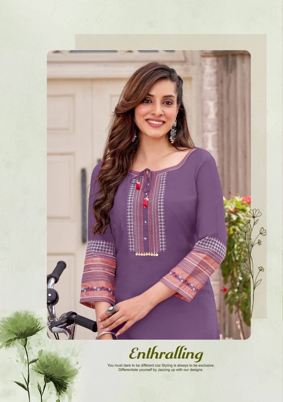 Wooglee Fashion Salonee vol 4 Straight Cut Kurti collection 2