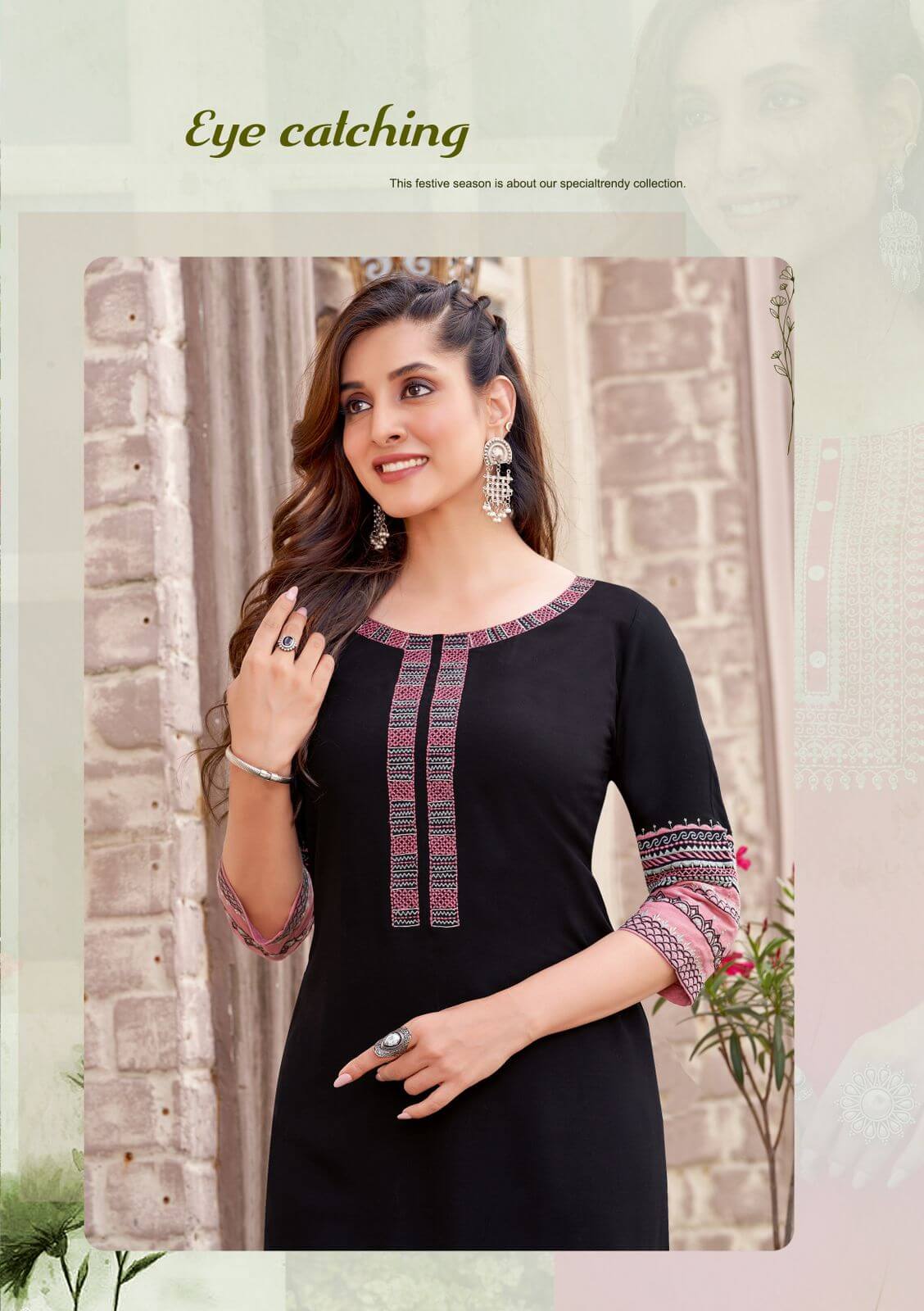 Wooglee Fashion Salonee vol 4 Straight Cut Kurti collection 5