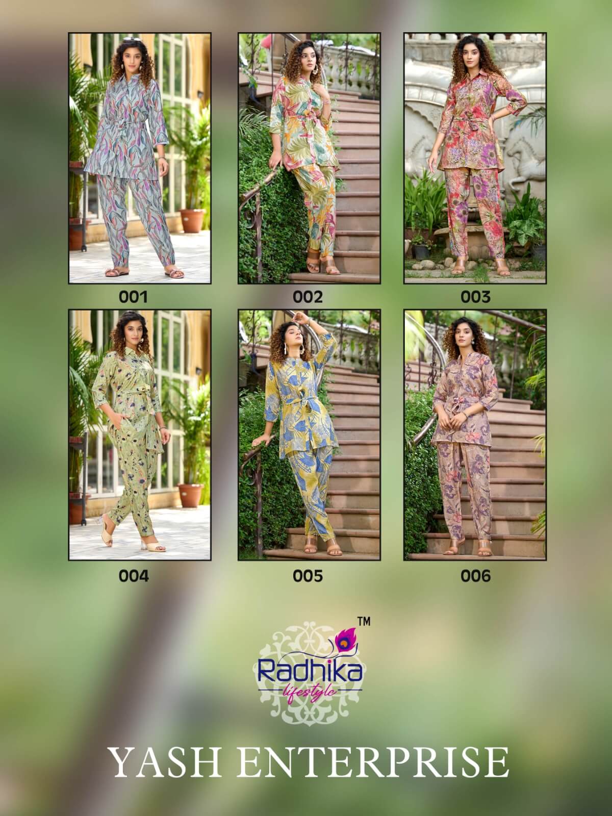 Radhika Lifestyle Cord vol 1 Co Ord Kurtis with Bottom collection 7