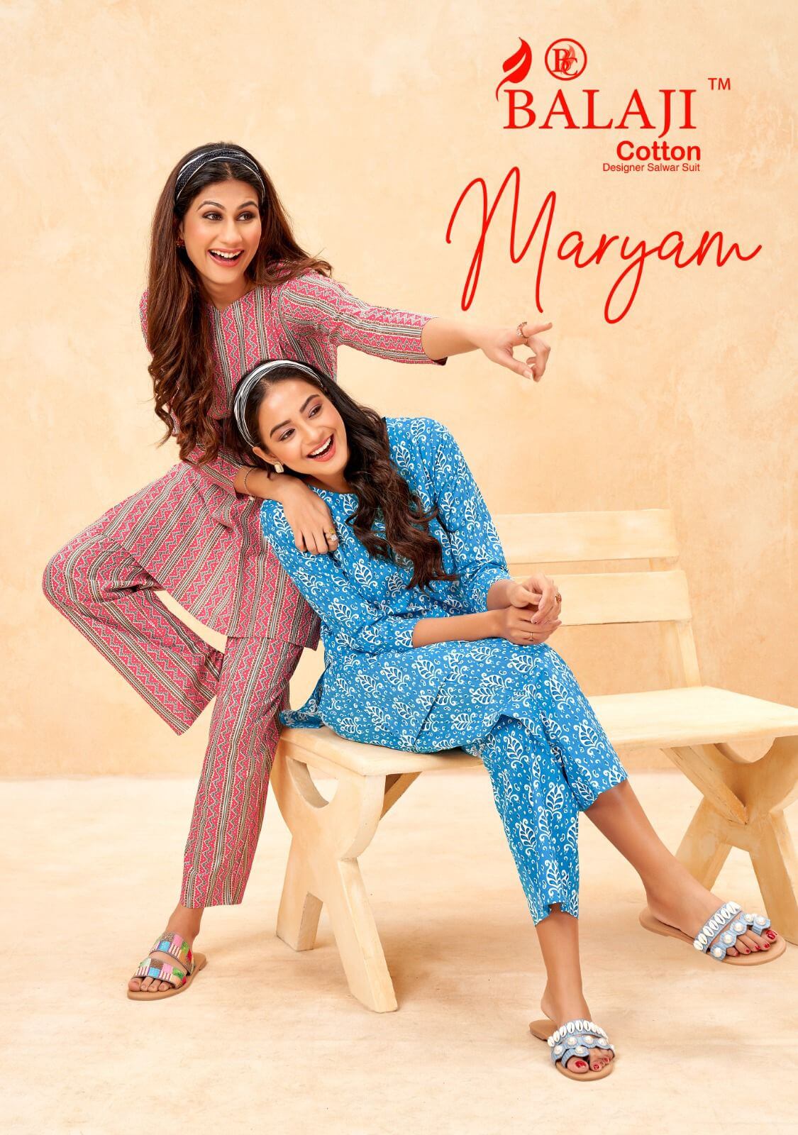 Balaji Cotton Maryam Co Ord Set Top With Bottom Catalog collection 6