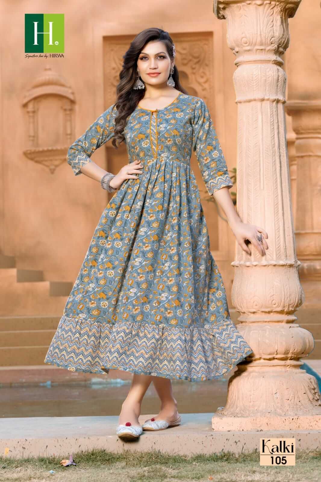 Hirwa Kalki Plus Size Kurtis Catalog collection 4