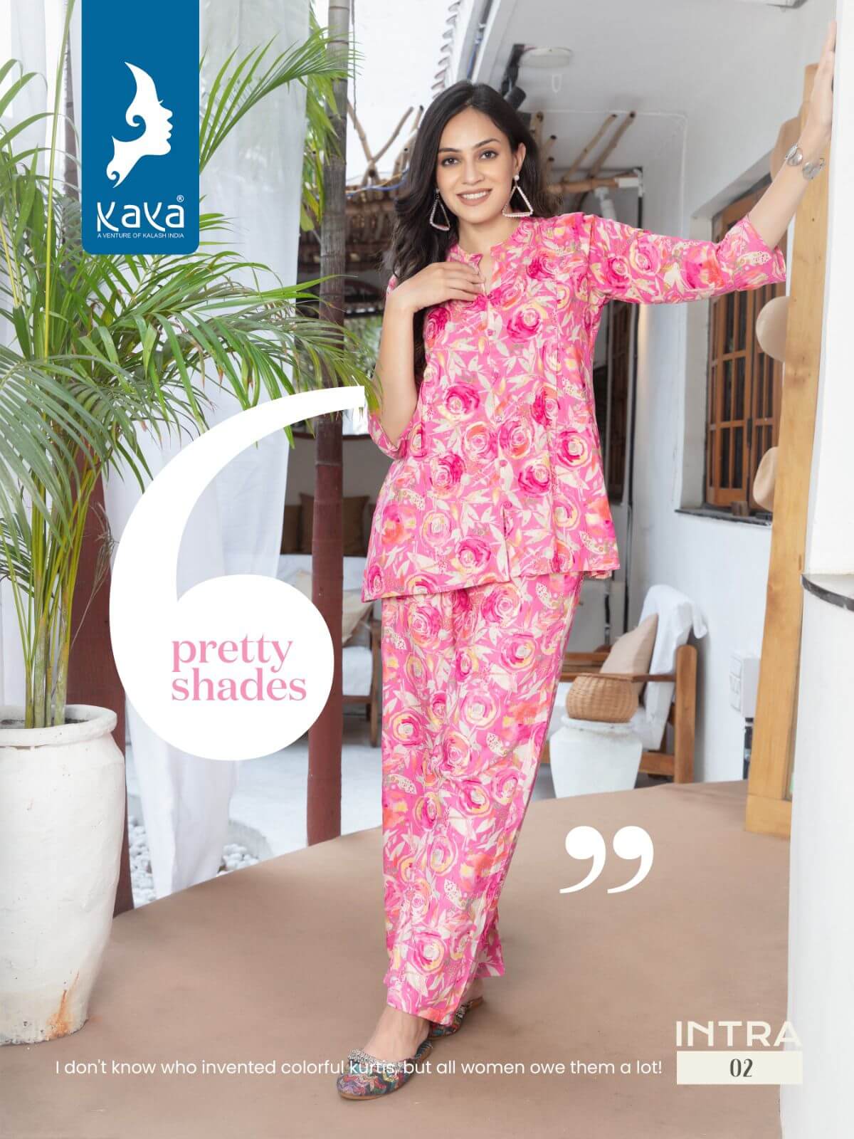 Kaya Intra Co Ord Set Kurtis with bottom Catalog collection 3