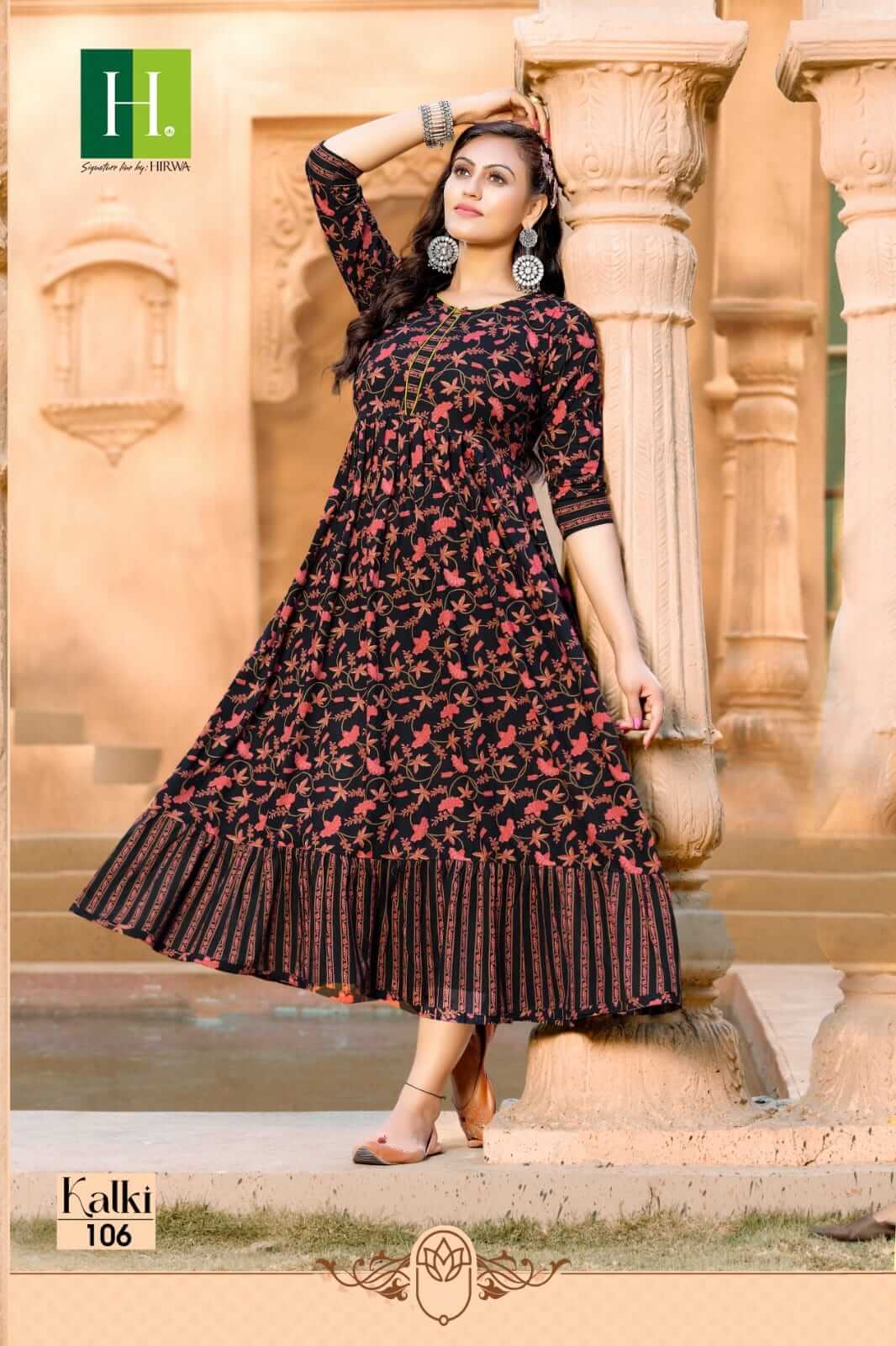 Hirwa Kalki Plus Size Kurtis Catalog collection 10