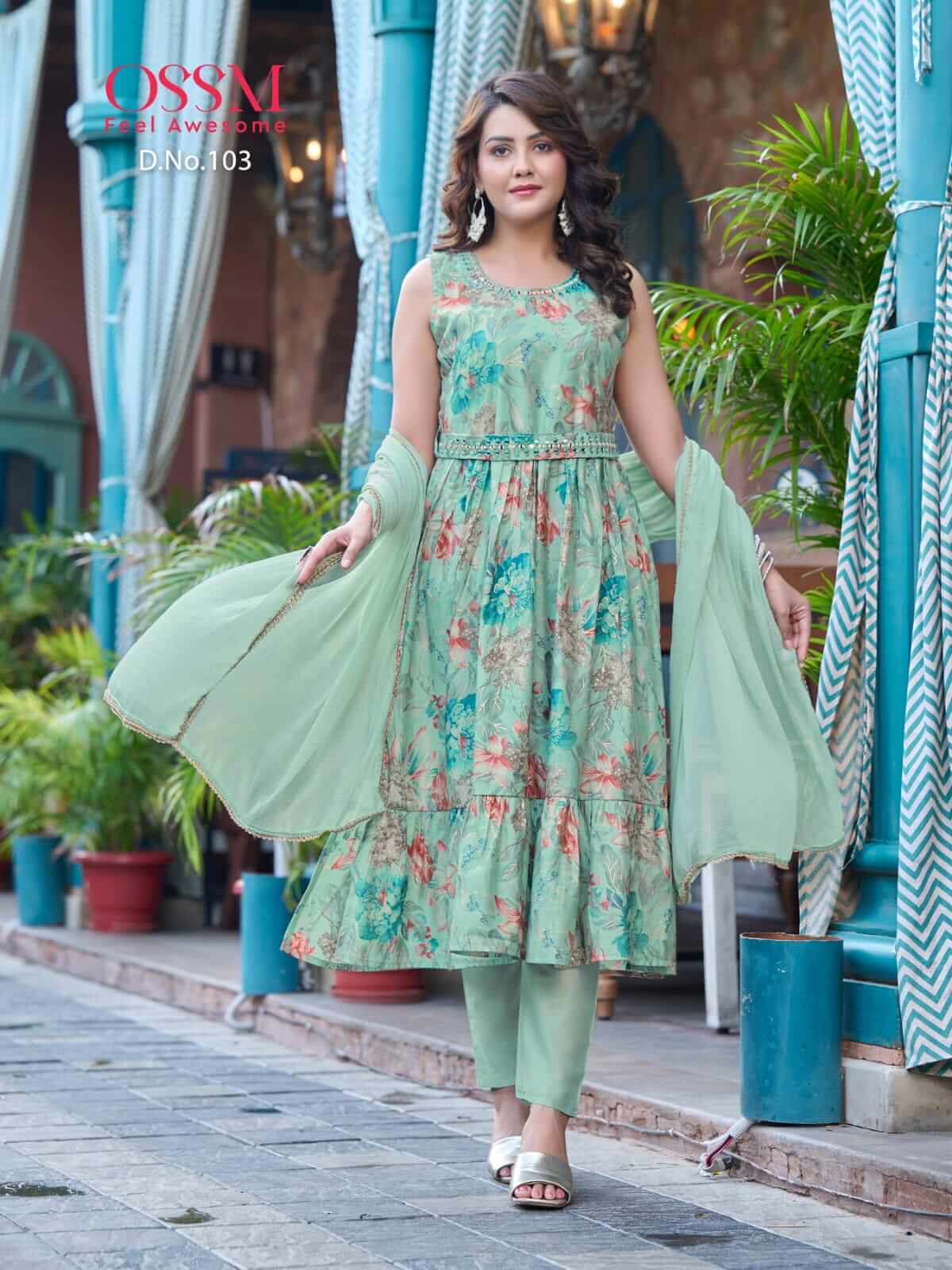 Ossm Sargan Printed Salwar Kameez Catalog collection 5