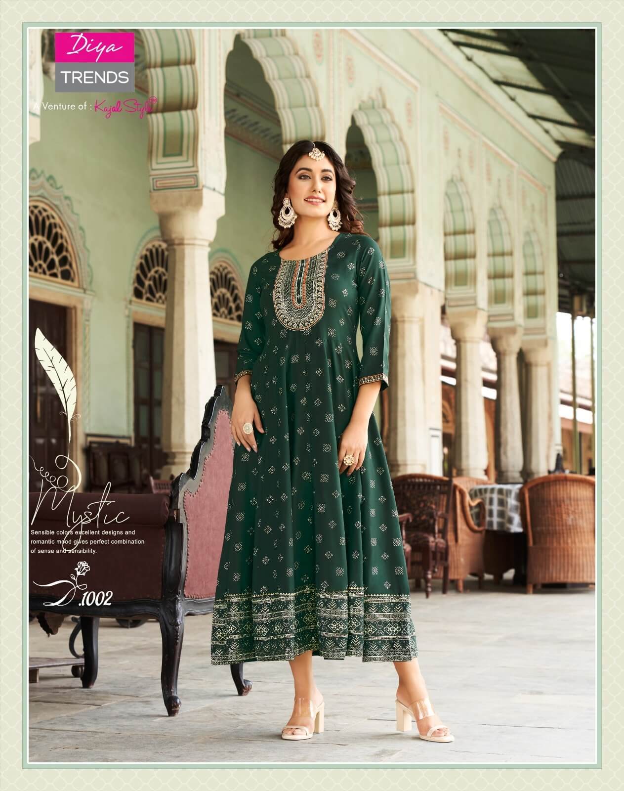 Diya Trends Lakme Vol 1 Anarkali Kurti Catalog at Wholesale Rate collection 7