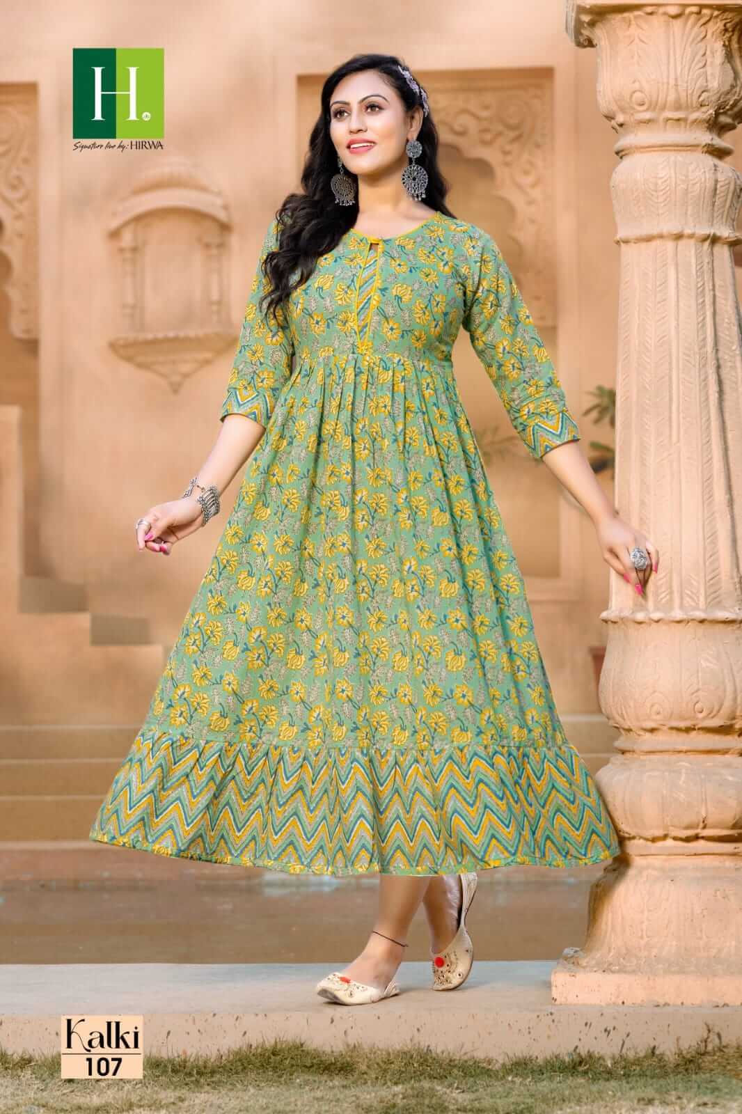 Hirwa Kalki Plus Size Kurtis Catalog collection 7