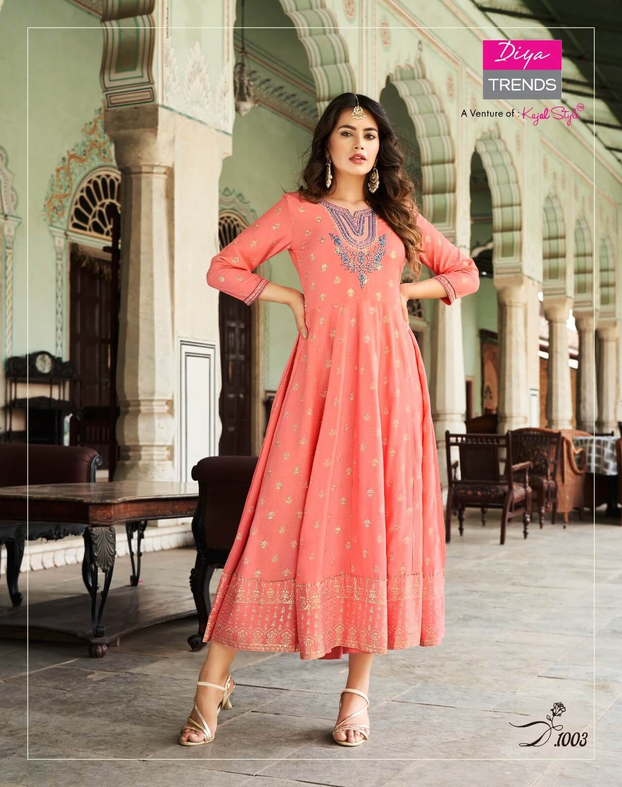 Diya Trends Lakme Vol 1 Anarkali Kurti Catalog at Wholesale Rate collection 1