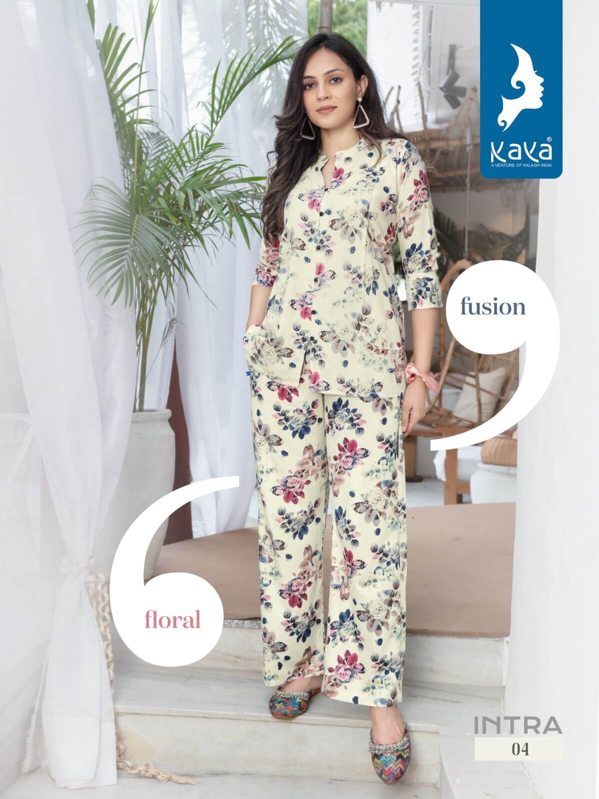 Kaya Intra Co Ord Set Kurtis with bottom Catalog collection 4