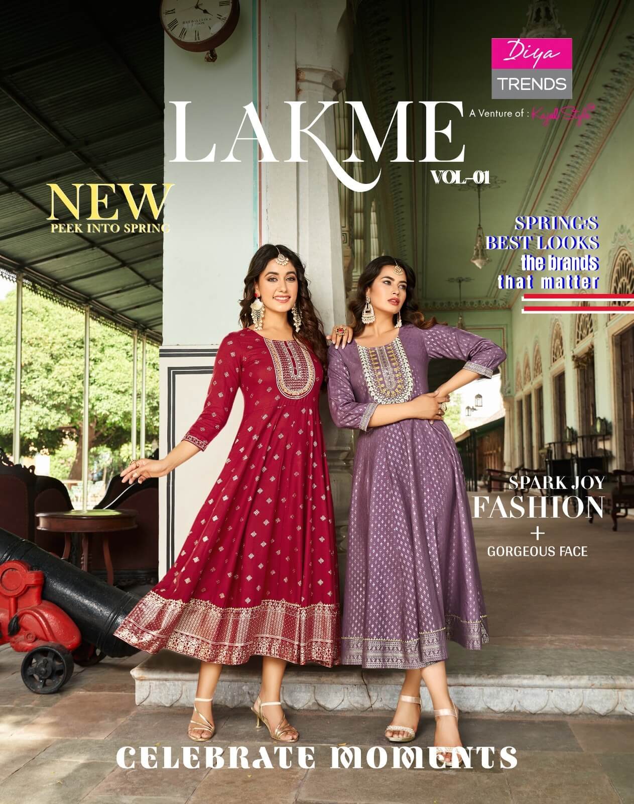 Diya Trends Lakme Vol 1 Anarkali Kurti Catalog at Wholesale Rate collection 6