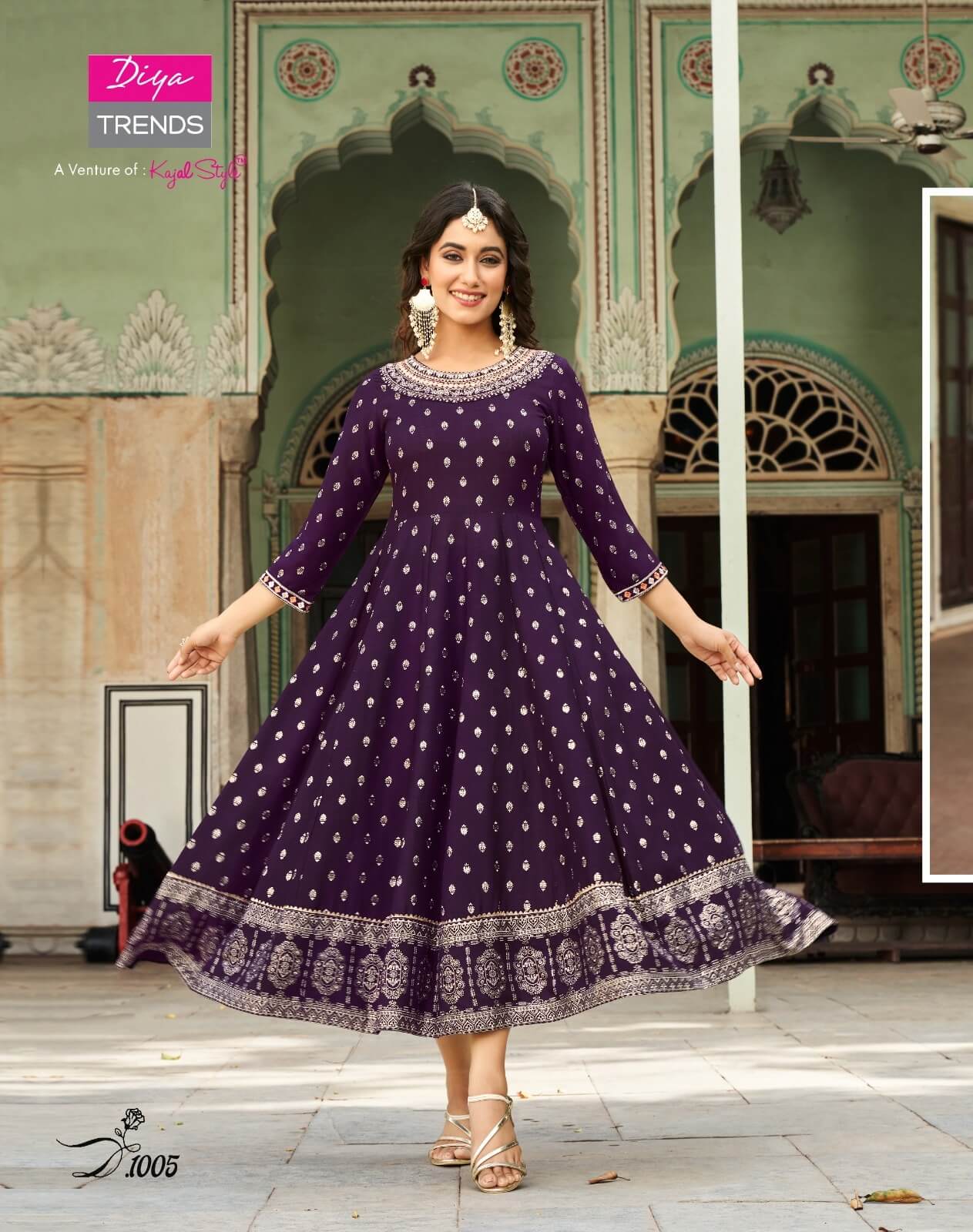 Diya Trends Lakme Vol 1 Anarkali Kurti Catalog at Wholesale Rate collection 5