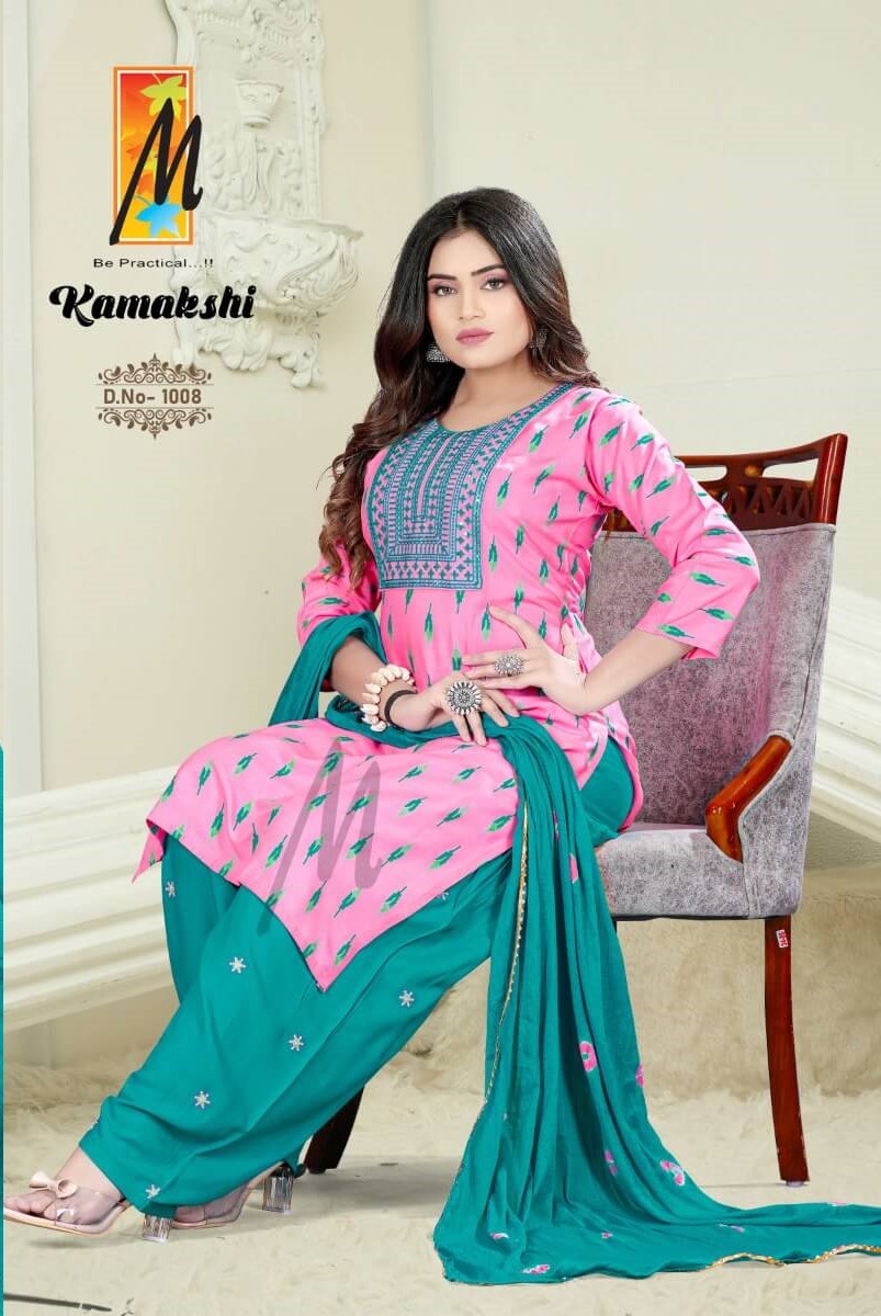 Master Kamakshi Patiyala Embroidery Salwar Kameez Catalog collection 3