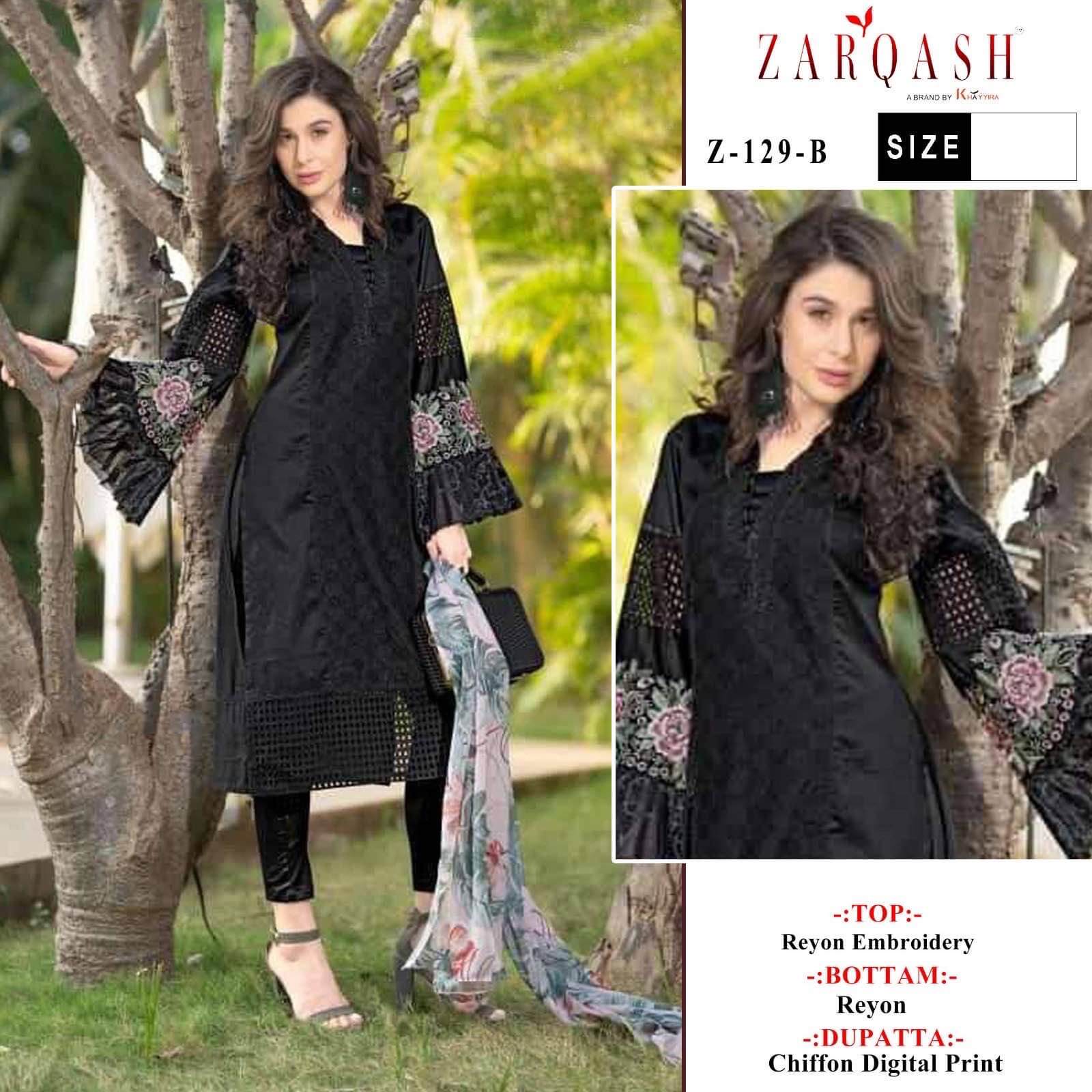 Zarqash Z 129 Pakistani Readymade  Suits Catalog collection 2