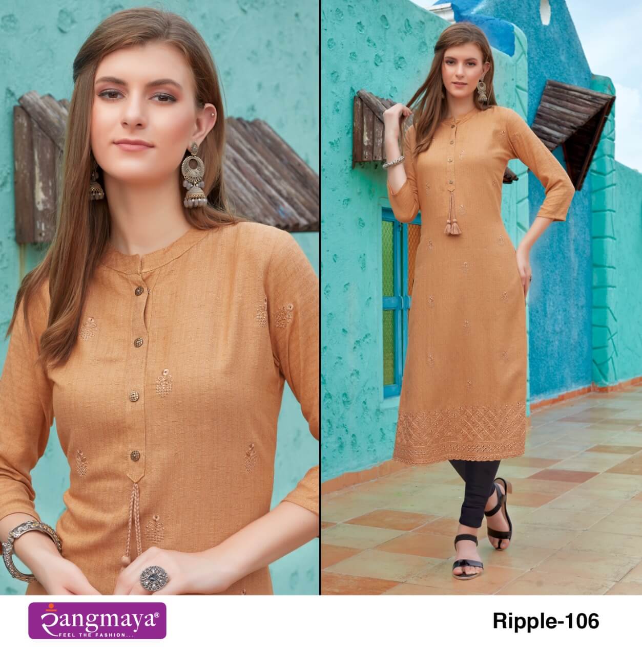 Rangmaya Ripple Designer Kurti Catalog collection 7