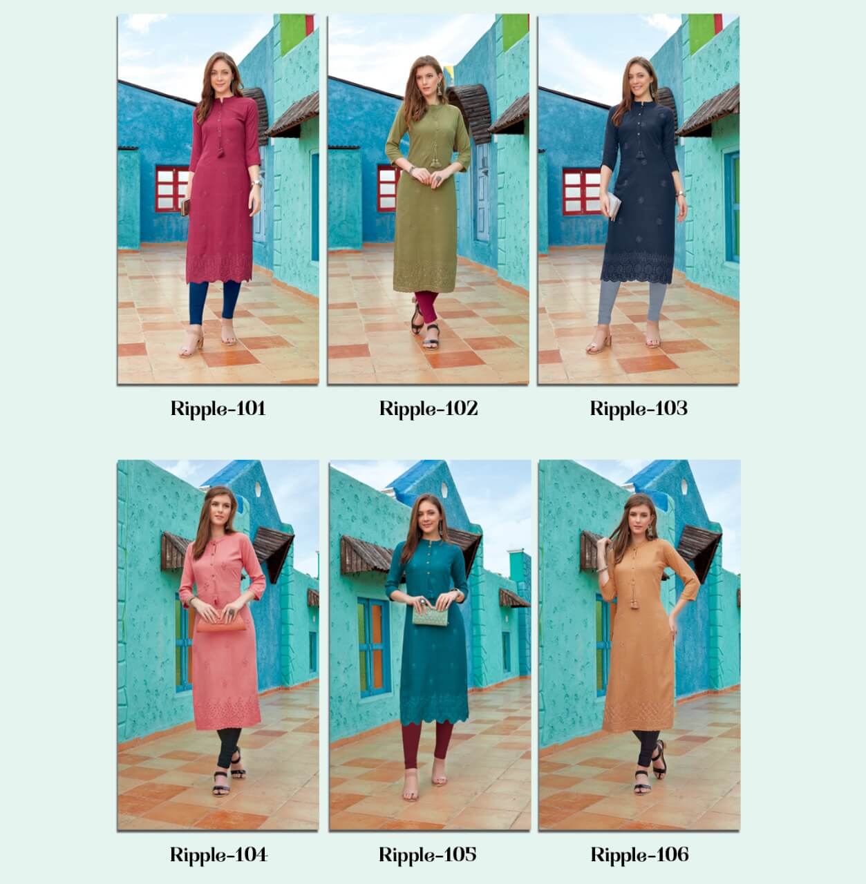 Rangmaya Ripple Designer Kurti Catalog collection 2