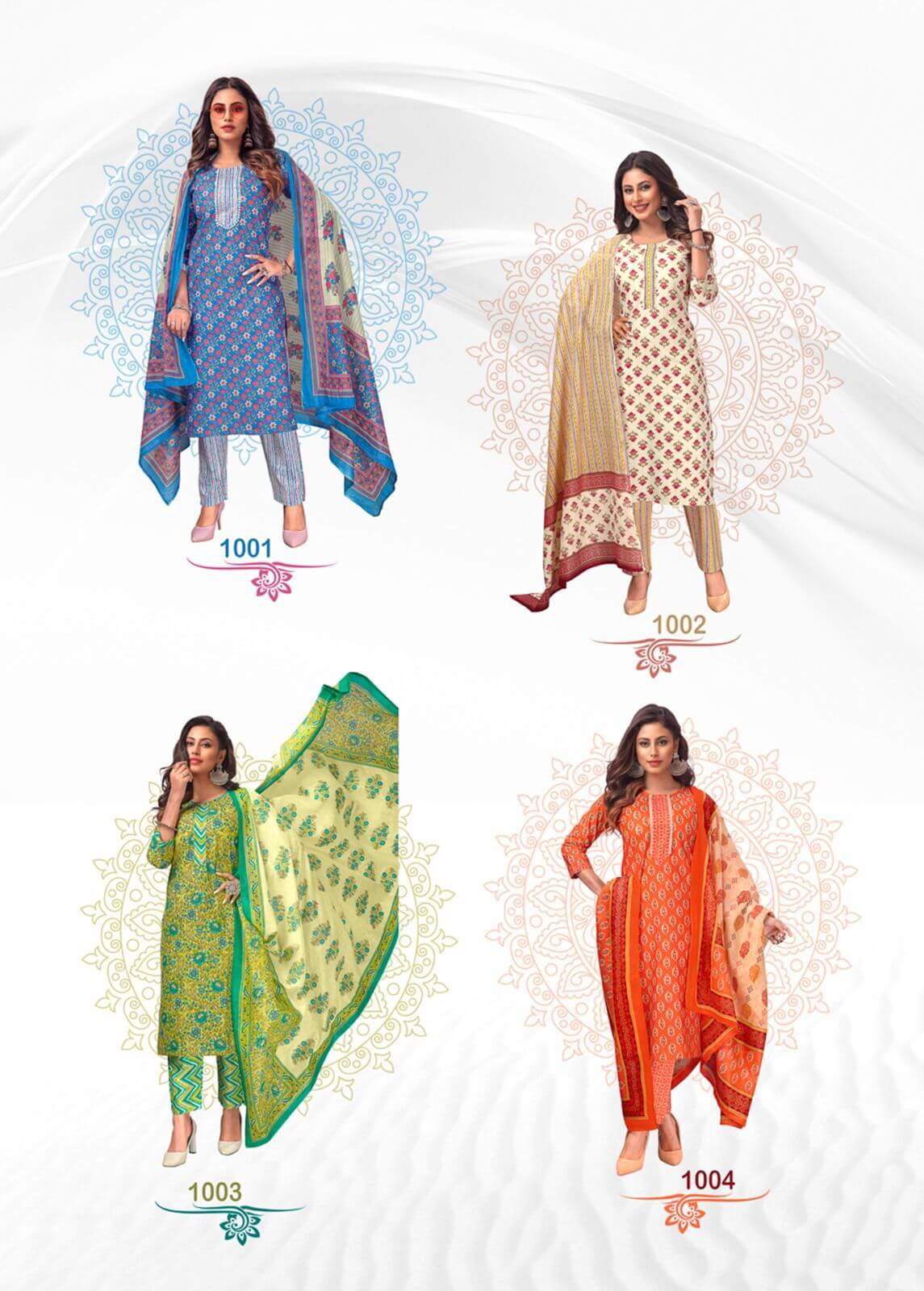 Radhika Lifestyle Rangmunch vol 1 Cotton Salwar Kameez collection 1