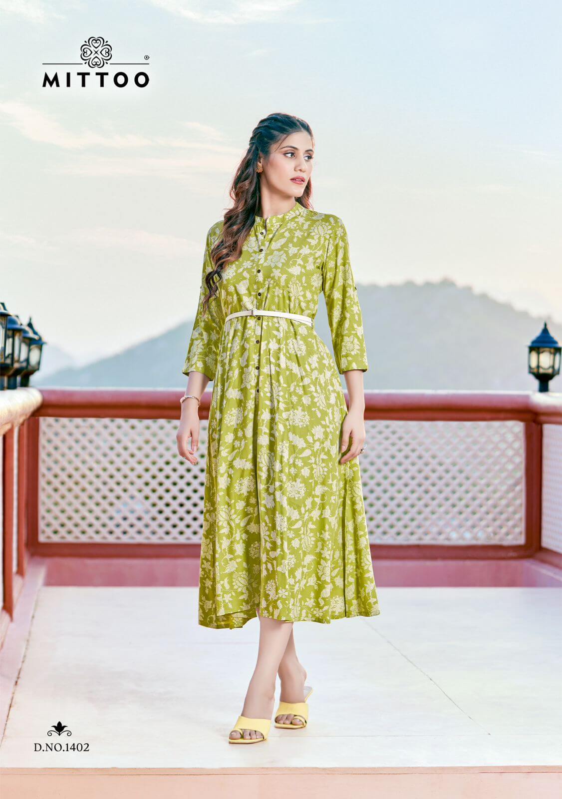 Mittoo Belt vol 14 Rayon Kurti Catalog collection 4