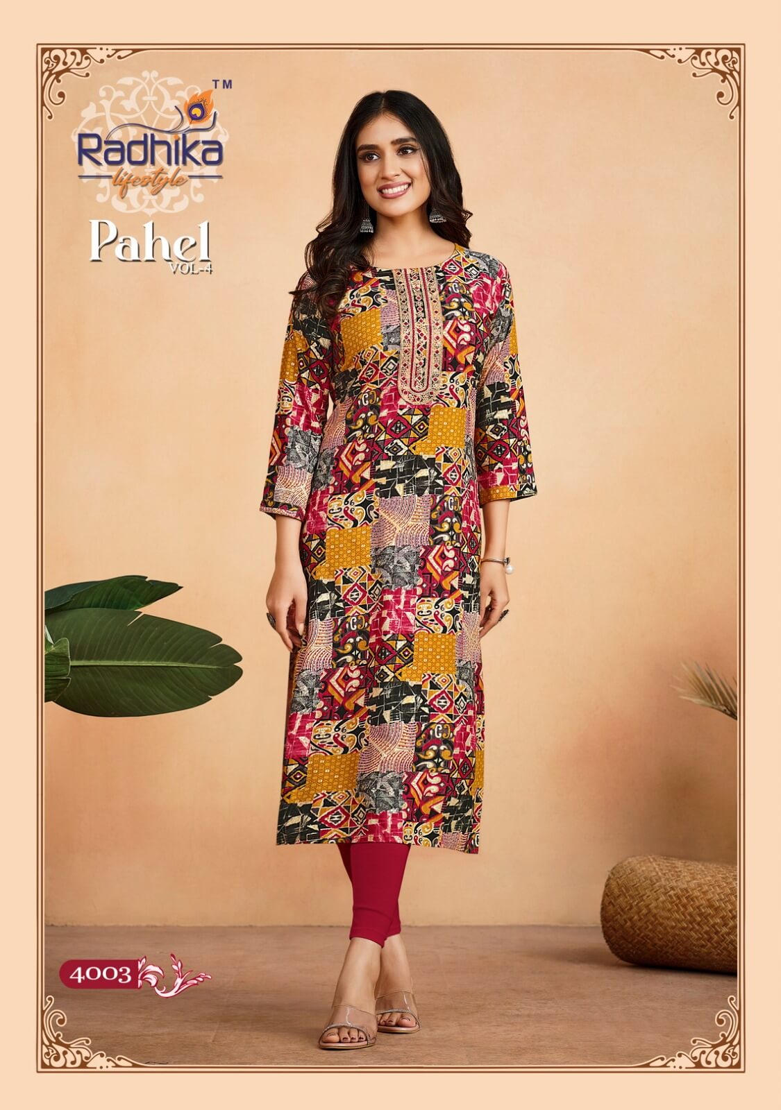 Radhika Lifestyle Pahel Vol 4 Casual Wear Kurti collection 4