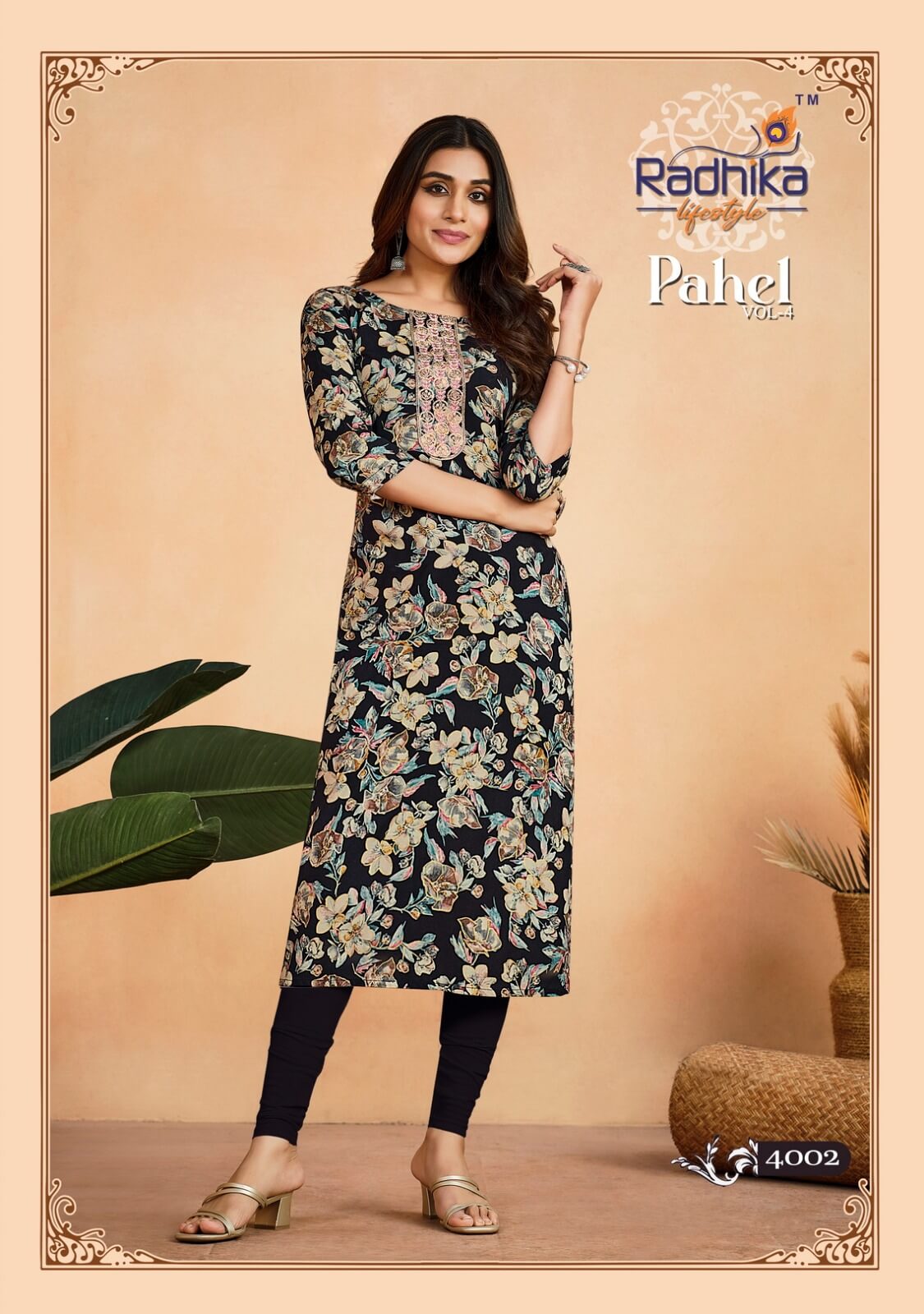 Radhika Lifestyle Pahel Vol 4 Casual Wear Kurti collection 1