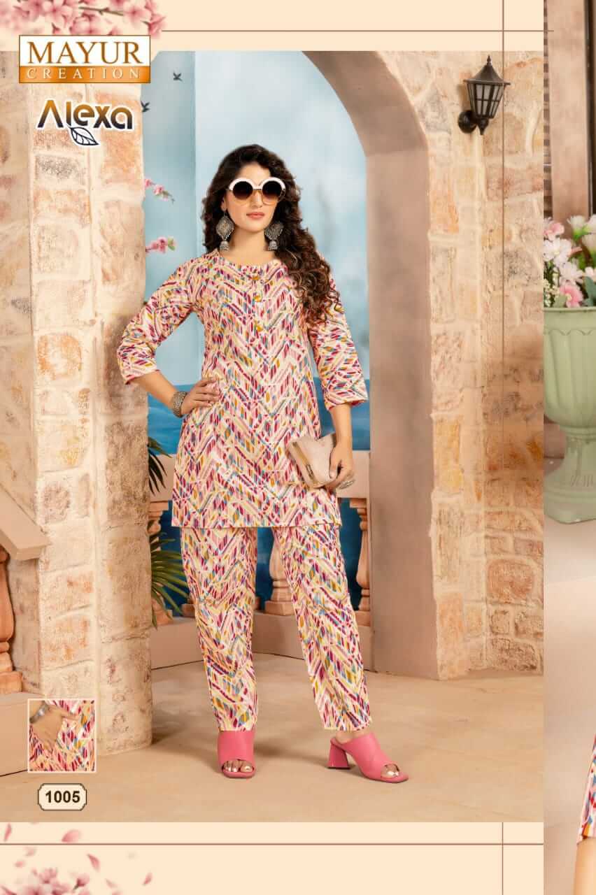 Mayur Alexa Vol 1 Co Ord Set Kurti With Bottom Catalog collection 10