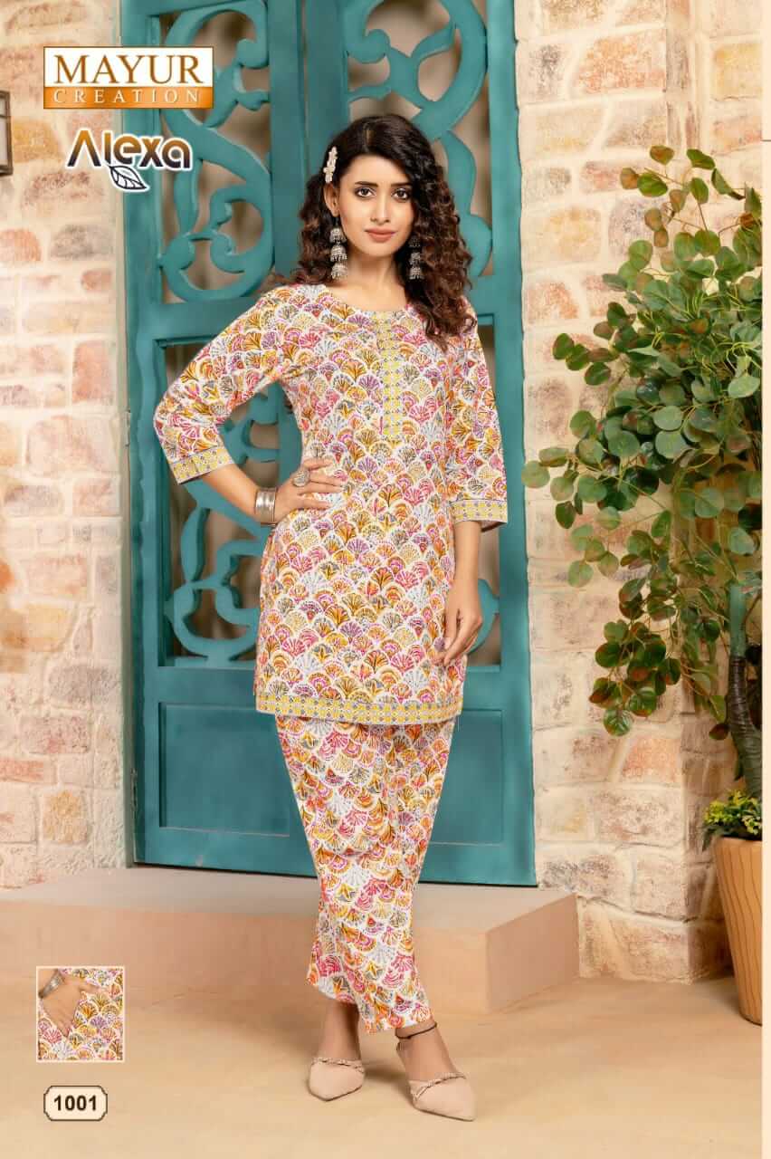 Mayur Alexa Vol 1 Co Ord Set Kurti With Bottom Catalog collection 5