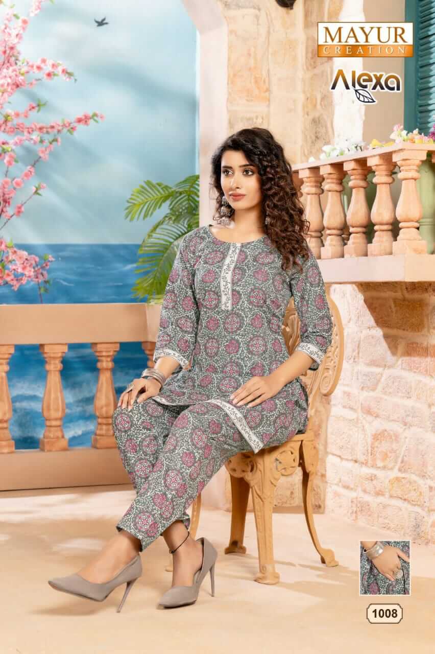 Mayur Alexa Vol 1 Co Ord Set Kurti With Bottom Catalog collection 3