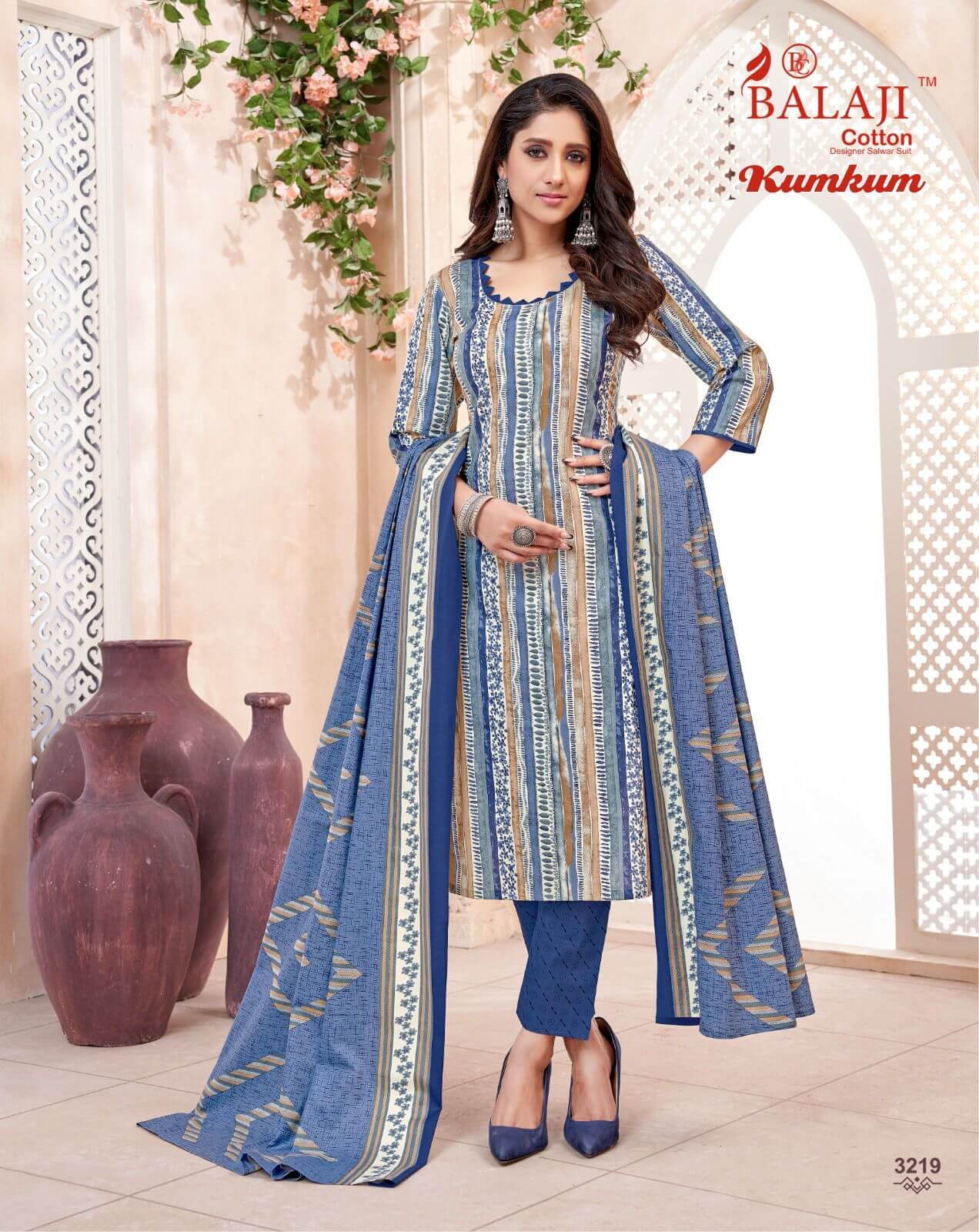 Balaji Cotton Kumkum Vol 32 Readymade Dress Catalog collection 11