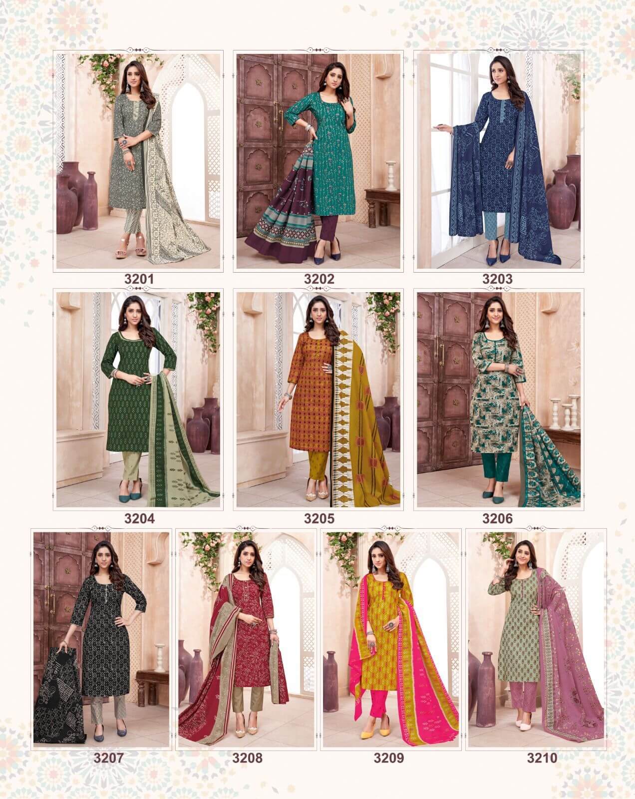 Balaji Cotton Kumkum Vol 32 Readymade Dress Catalog collection 6