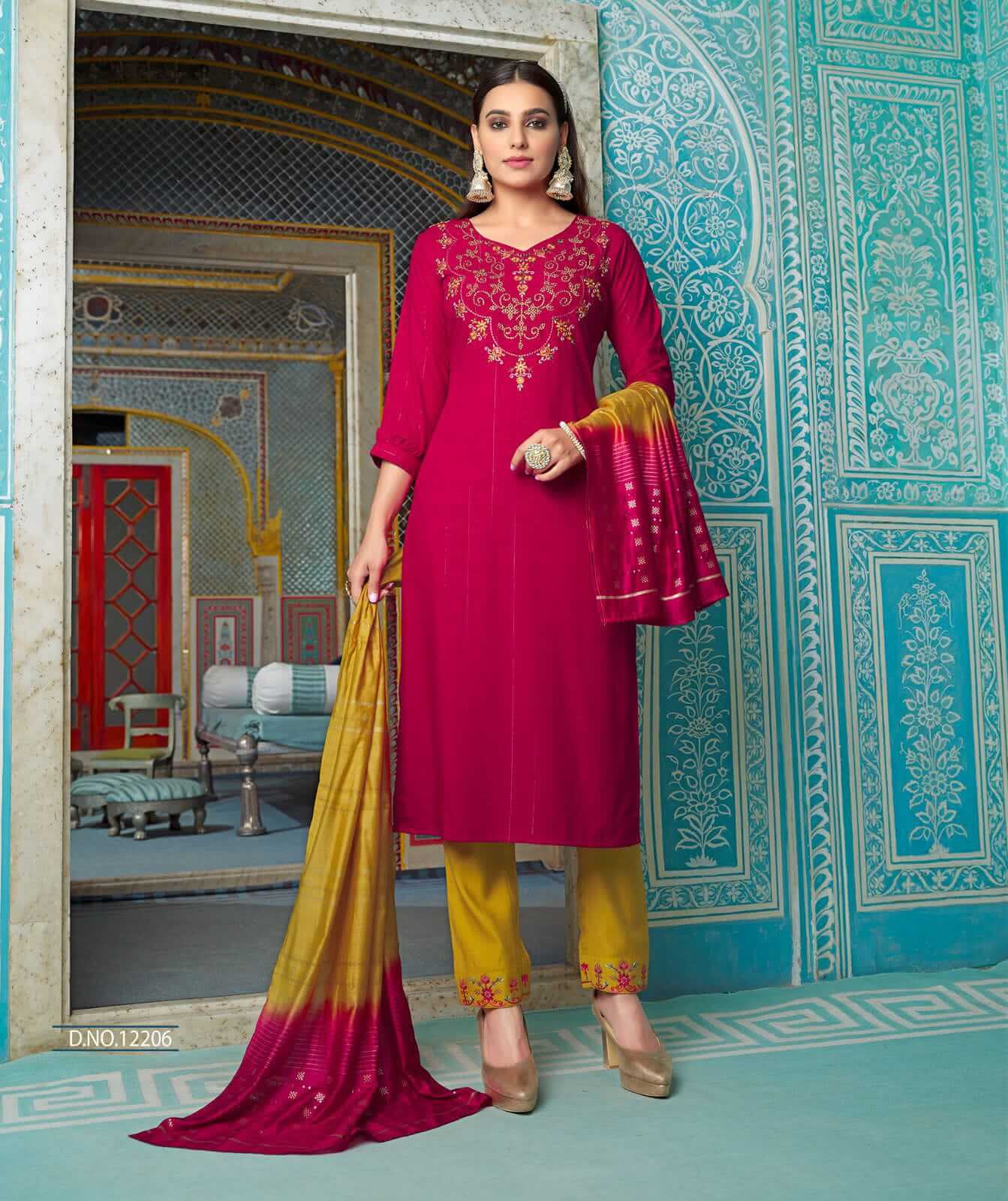 lily And Lali Moonlite Designer Wedding Party Salwar Suits collection 8