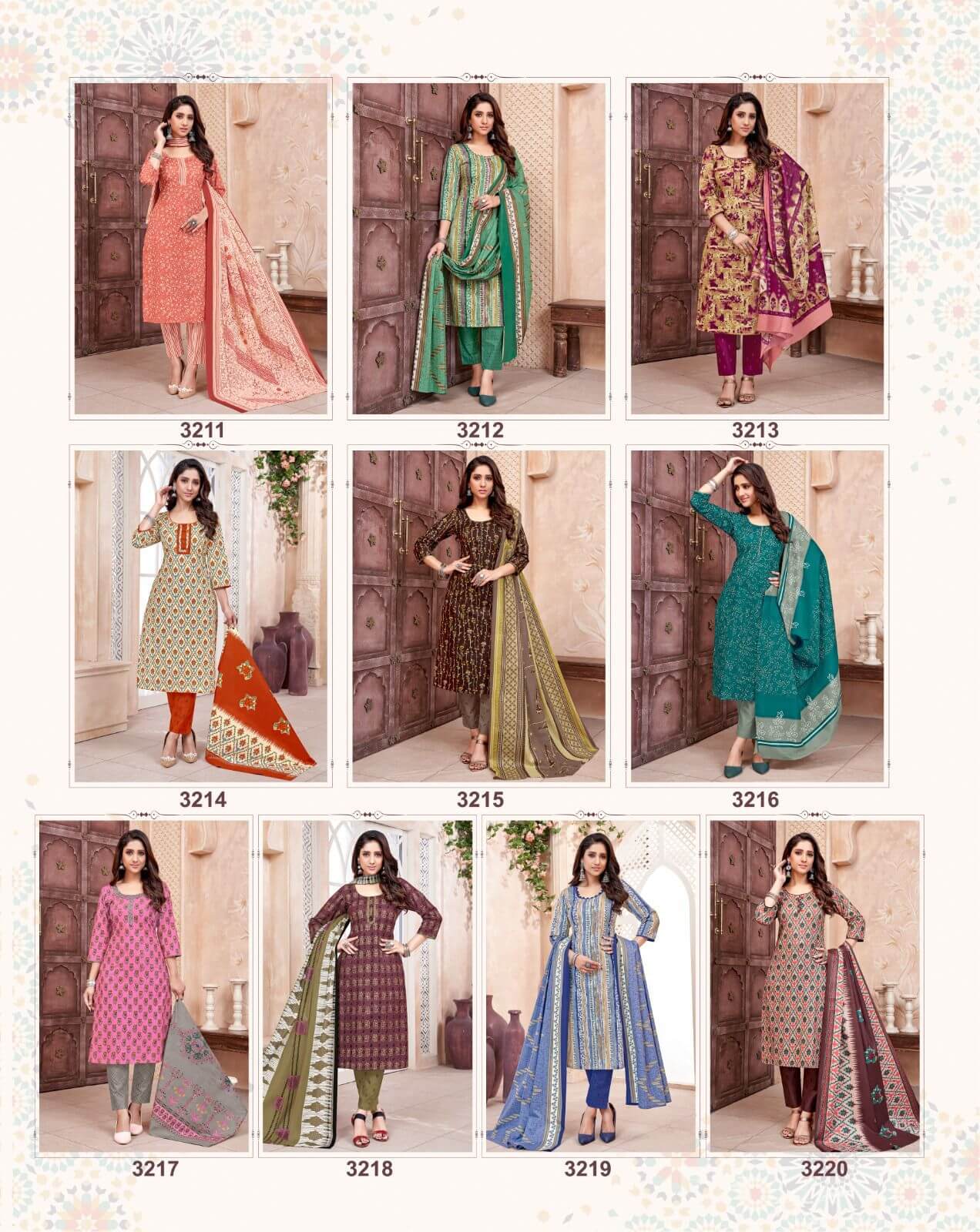 Balaji Cotton Kumkum Vol 32 Readymade Dress Catalog collection 8