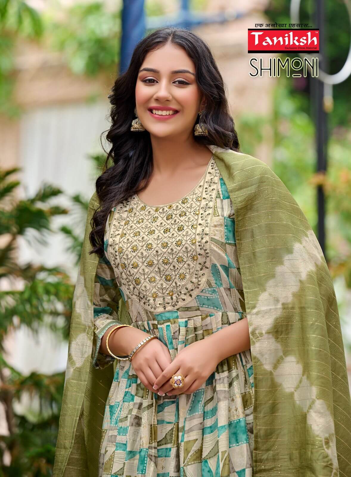 Taniksh Simoni Naira Cut Kurti Pant Dupatta Catalog collection 7