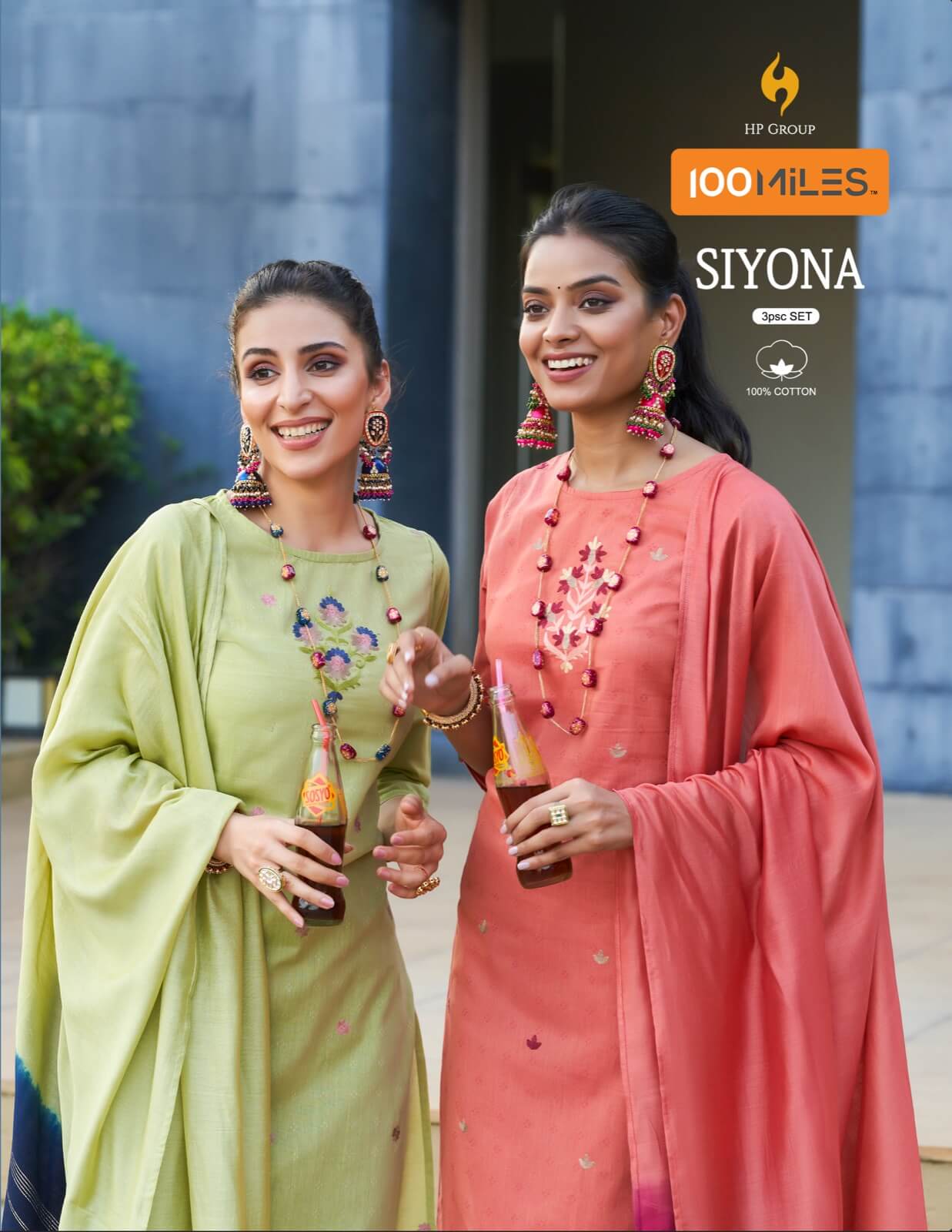100 Miles Siyona Cotton Salwar Kameez Catalog collection 6