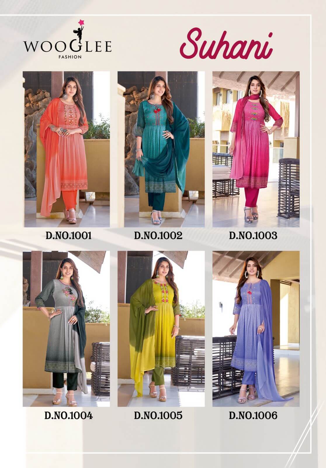 Wooglee Fashion Suhani Churidar Salwar Suits Catalog collection 9