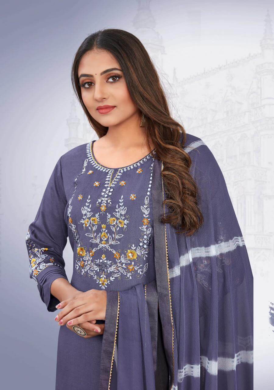 Ladies Flavour Noori Embroidery Salwar Kameez Catalog collection 2