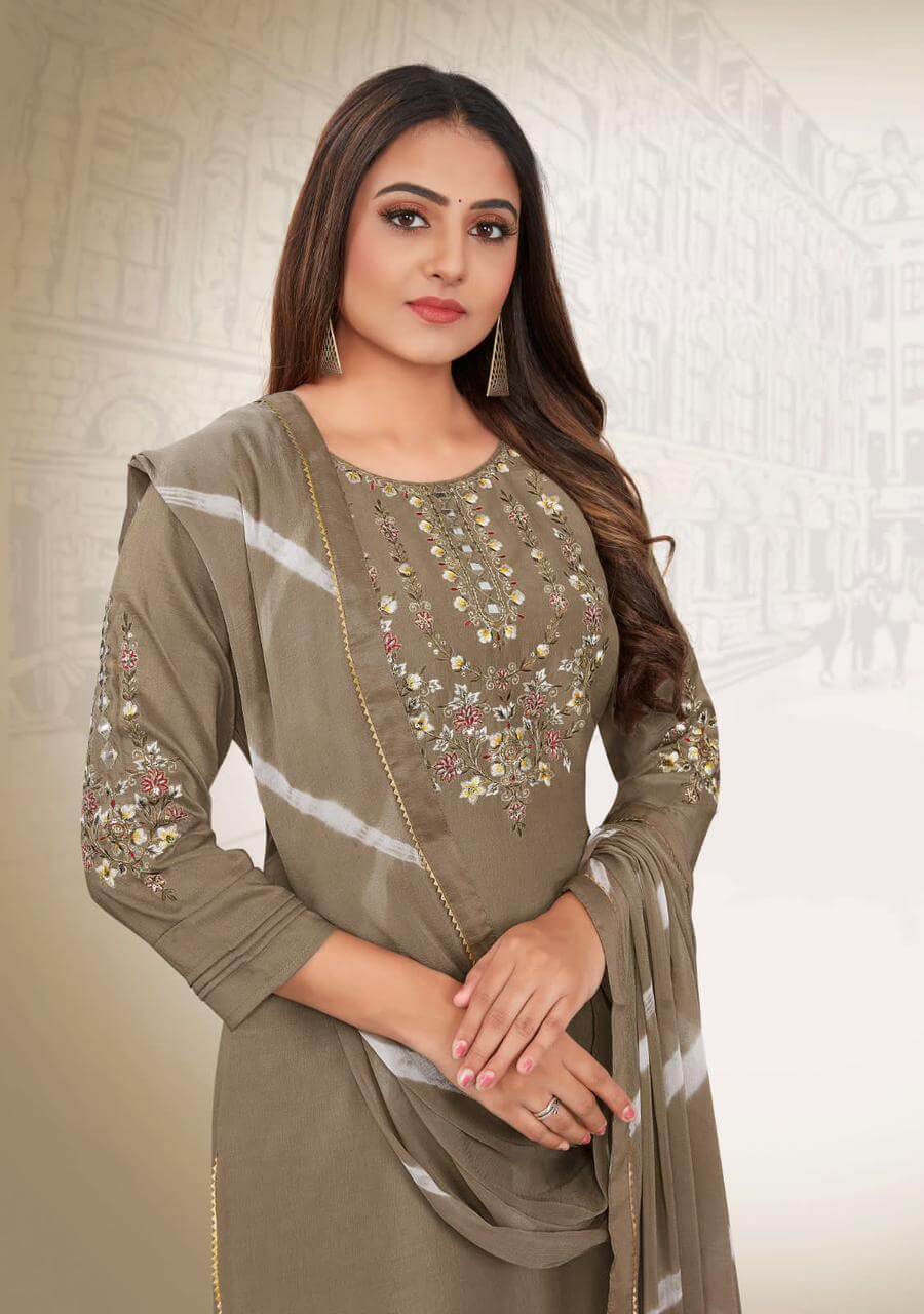 Ladies Flavour Noori Embroidery Salwar Kameez Catalog collection 3