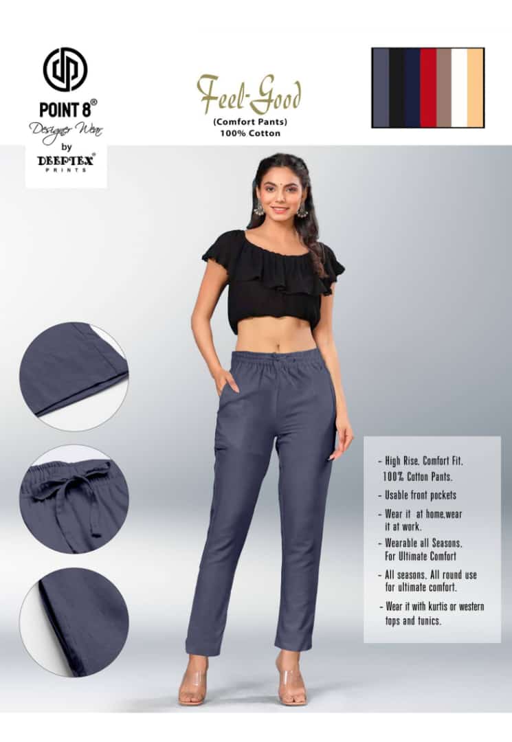 Deeptex Feel Good Cotton Pants Bottom Wear Catalogue collection 1