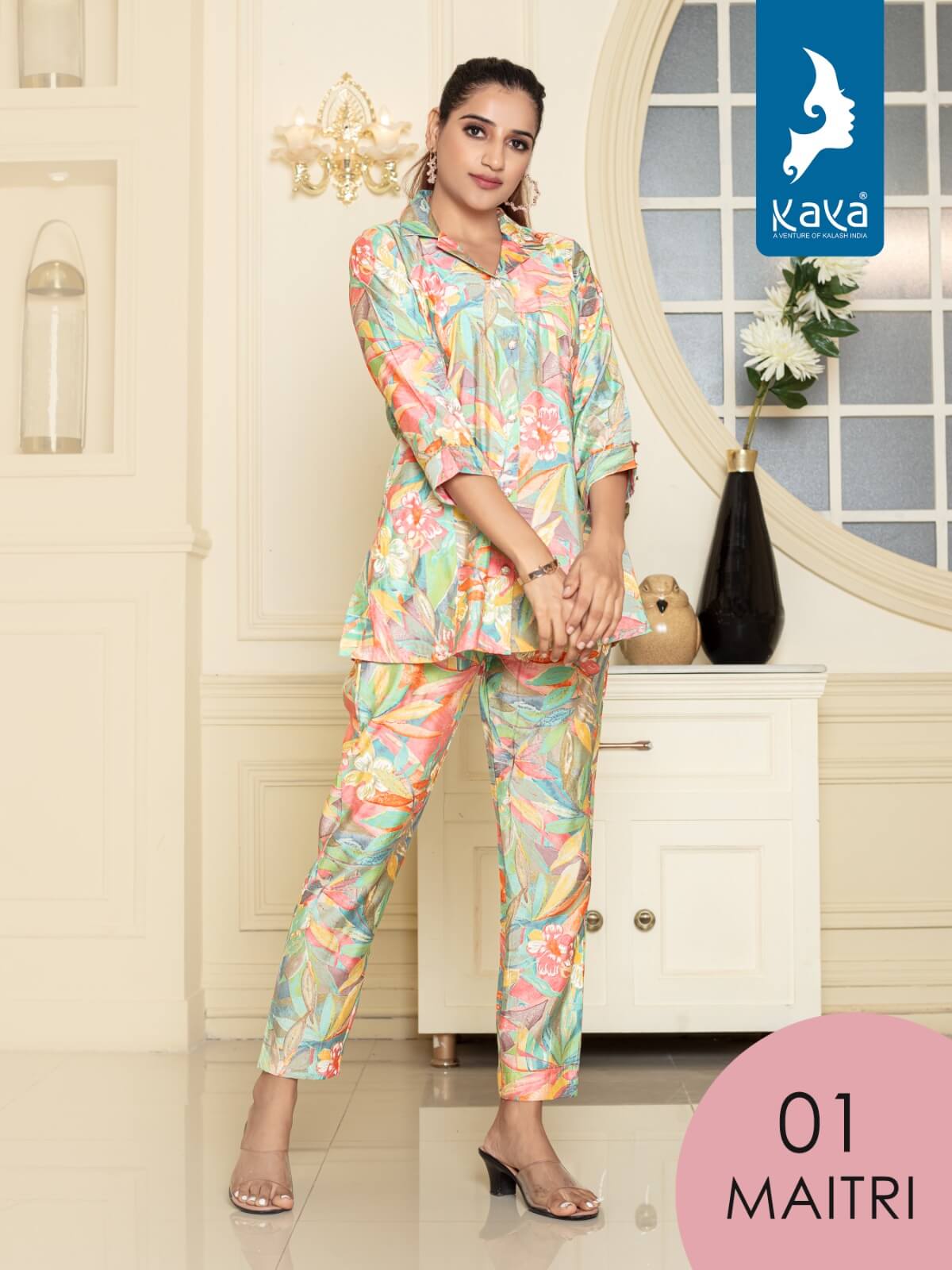 Kaya Maitri Co Ord Set Kurtis With Bottom Catalog collection 10