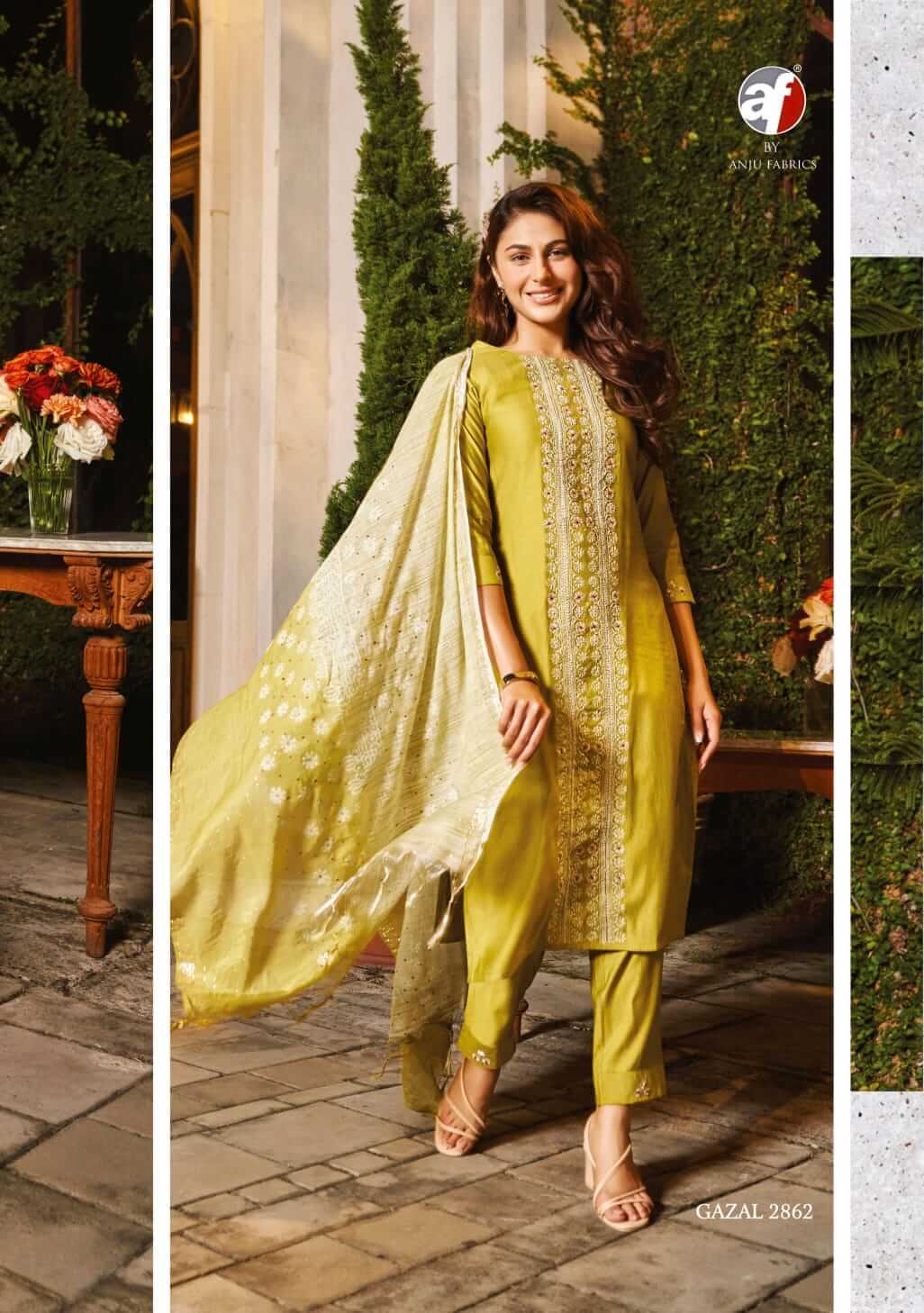 Anju Fabrics Gazal vol 2 Kurti with Pant and  Dupatta collection 1