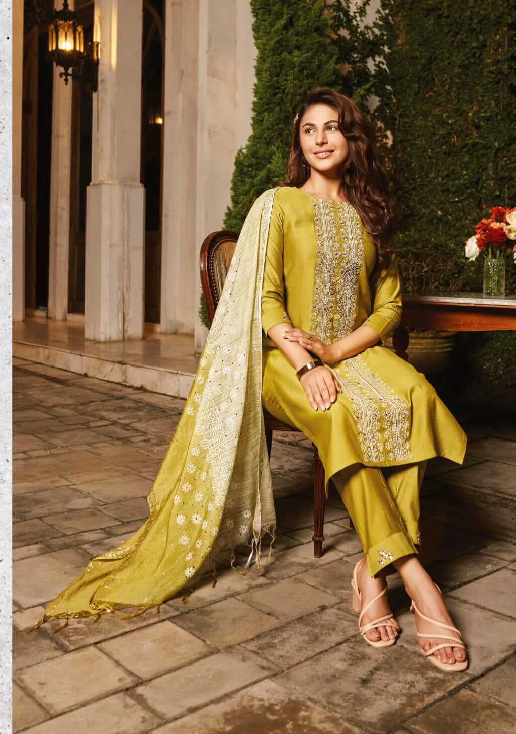 Anju Fabrics Gazal vol 2 Kurti with Pant and  Dupatta collection 5