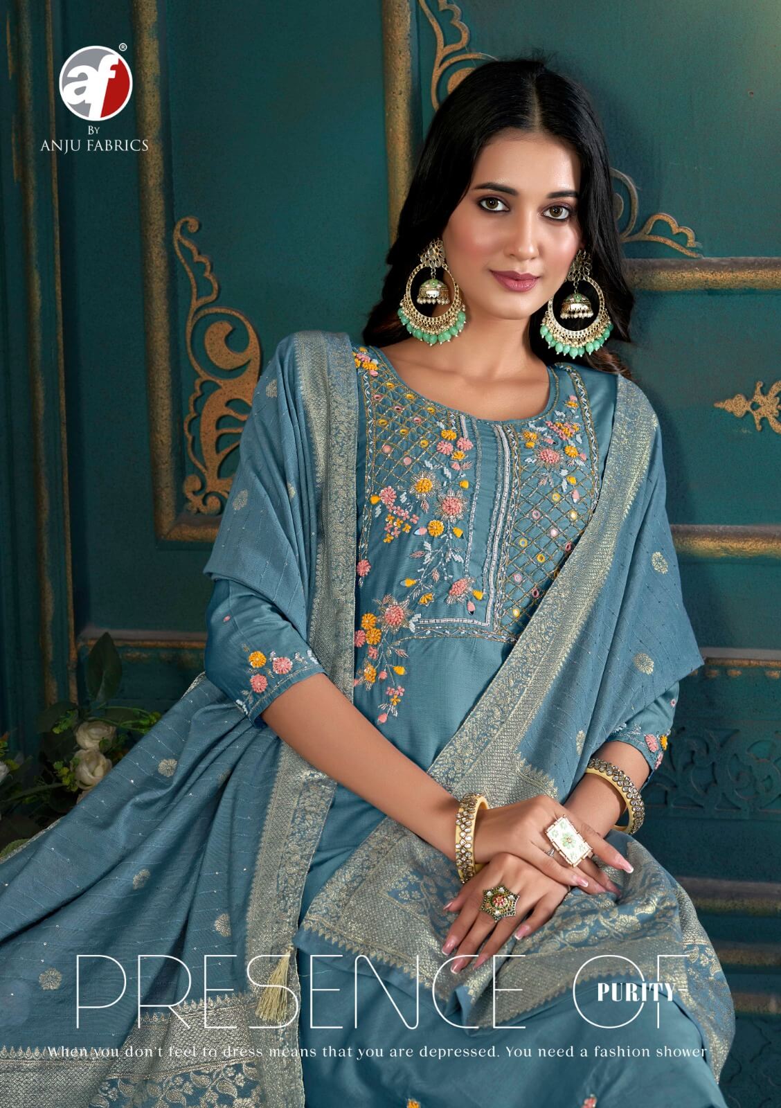 Anju Fabric Mayra Vol 2 Designer Wedding Party Salwar Suits collection 9
