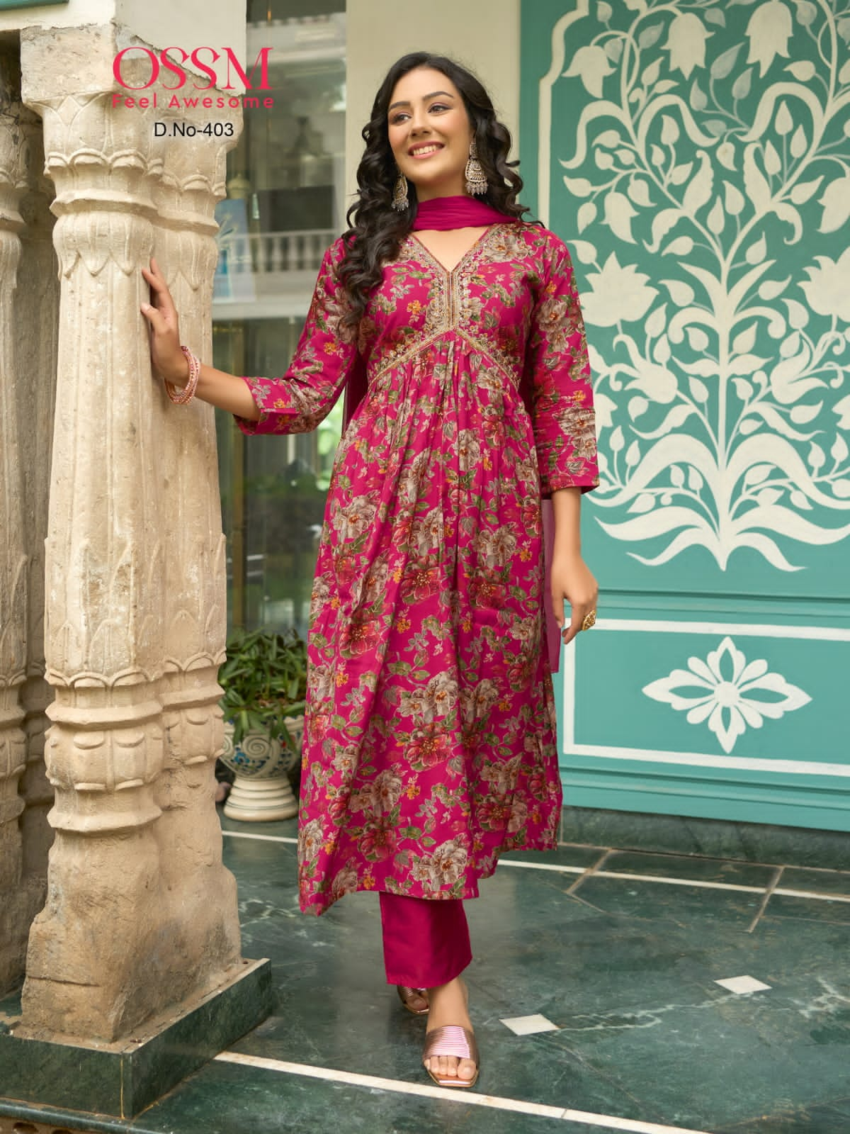 Ossm Resham Vol 4 Alia Cut Printed Salwar Kameez Catalog collection 3