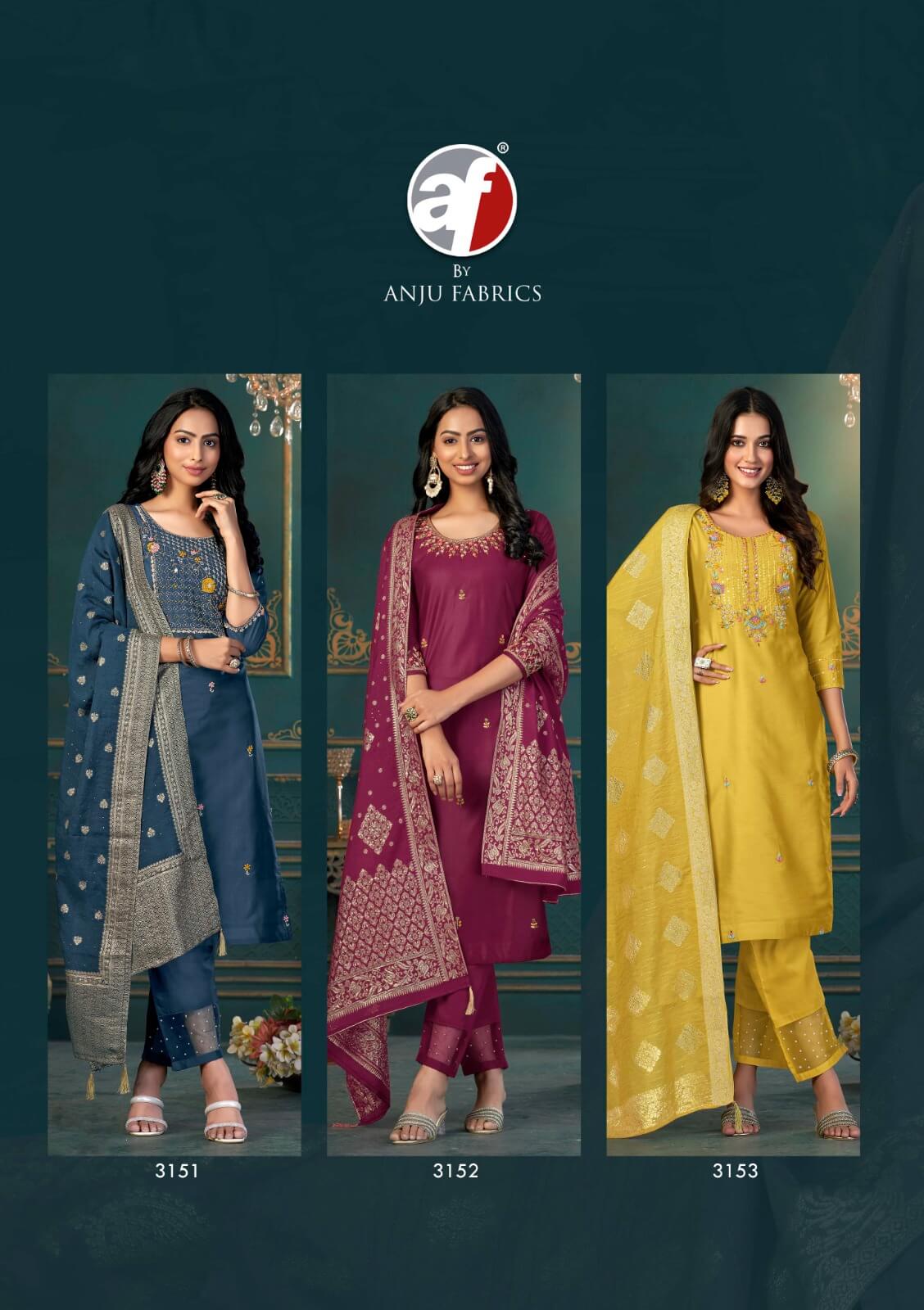 Anju Fabric Mayra Vol 2 Designer Wedding Party Salwar Suits collection 11