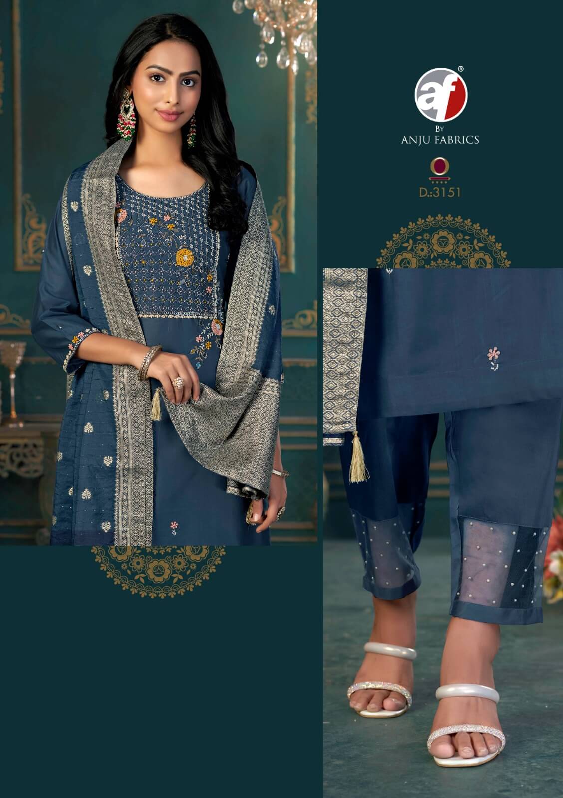 Anju Fabric Mayra Vol 2 Designer Wedding Party Salwar Suits collection 2
