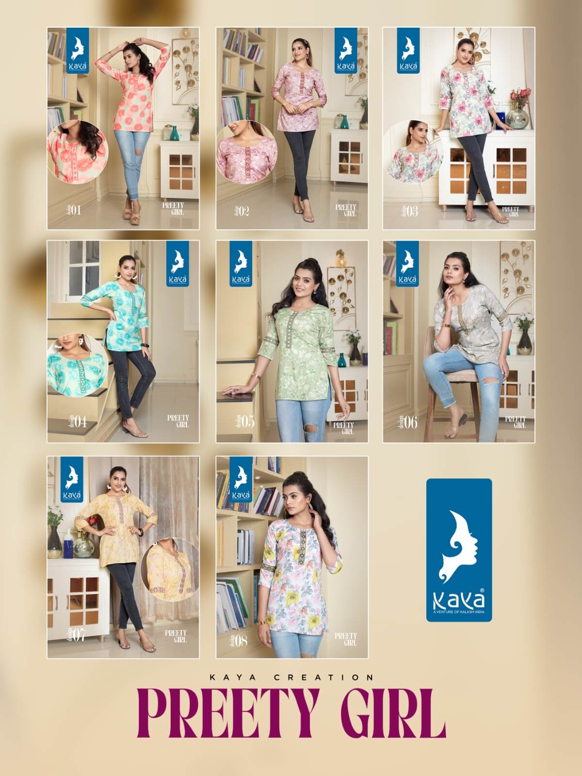 Kaya Preety Girl Ladies Top Catalog collection 10