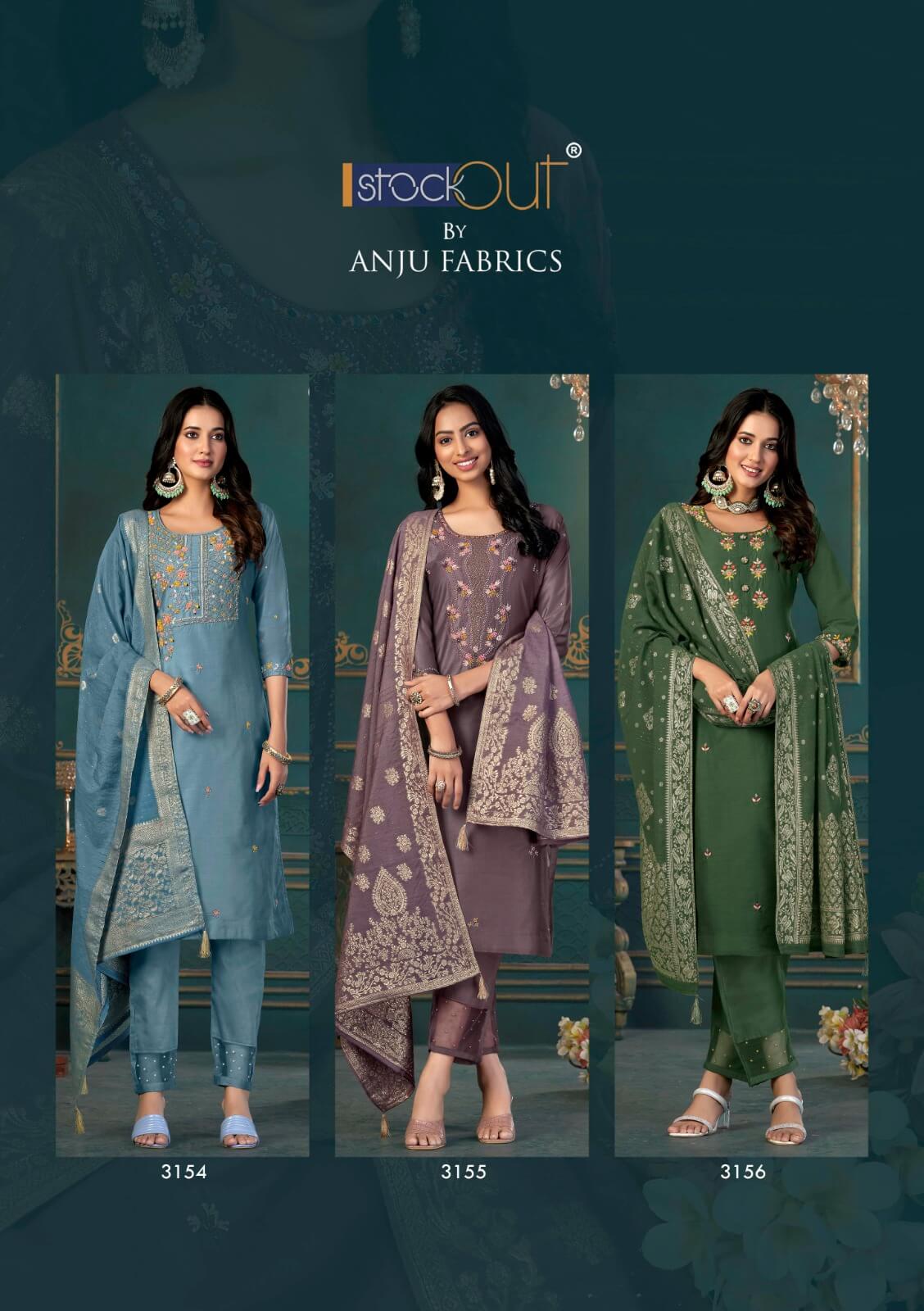 Anju Fabric Mayra Vol 2 Designer Wedding Party Salwar Suits collection 5