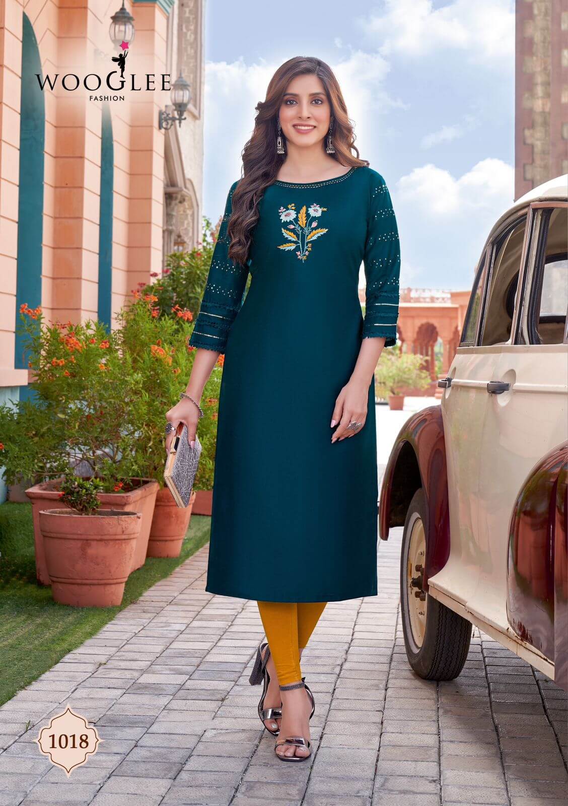 Wooglee Fashion Maryam Vol 2 Party Wear Kurtis Catalog collection 1