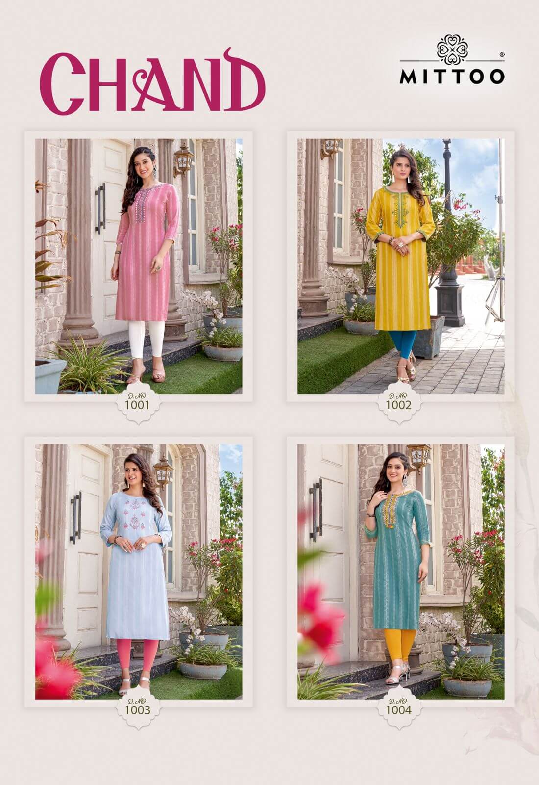 Mittoo Chand Embroidery Kurti Catalog collection 6