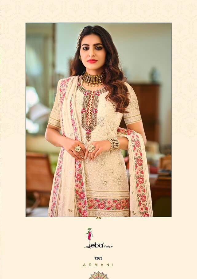 Eba Life Style Armani Designer Wedding Party Salwar Suits collection 1