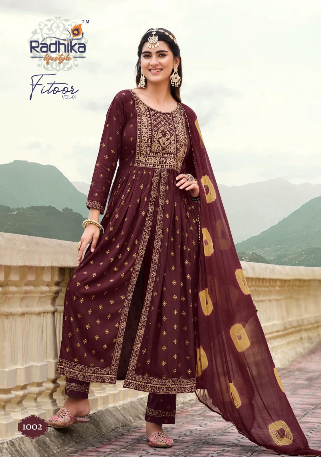 Radhika Fitoor Vol 1 Designer Wedding Party Salwar Suits Catalog collection 7