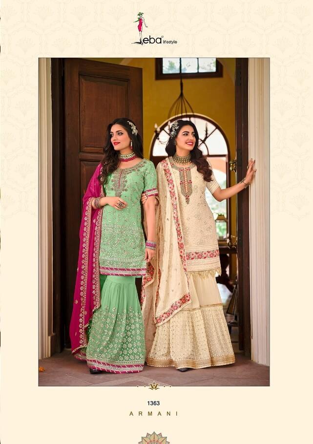 Eba Life Style Armani Designer Wedding Party Salwar Suits collection 2
